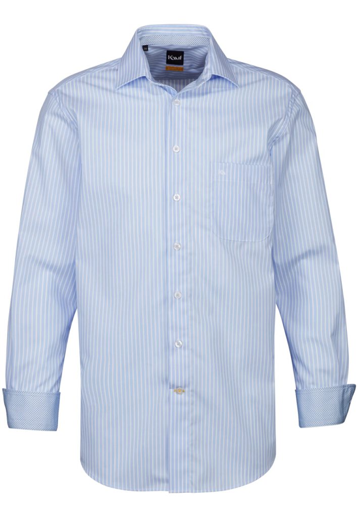Firenze New Kent Langarm modern fit mit Kontrast