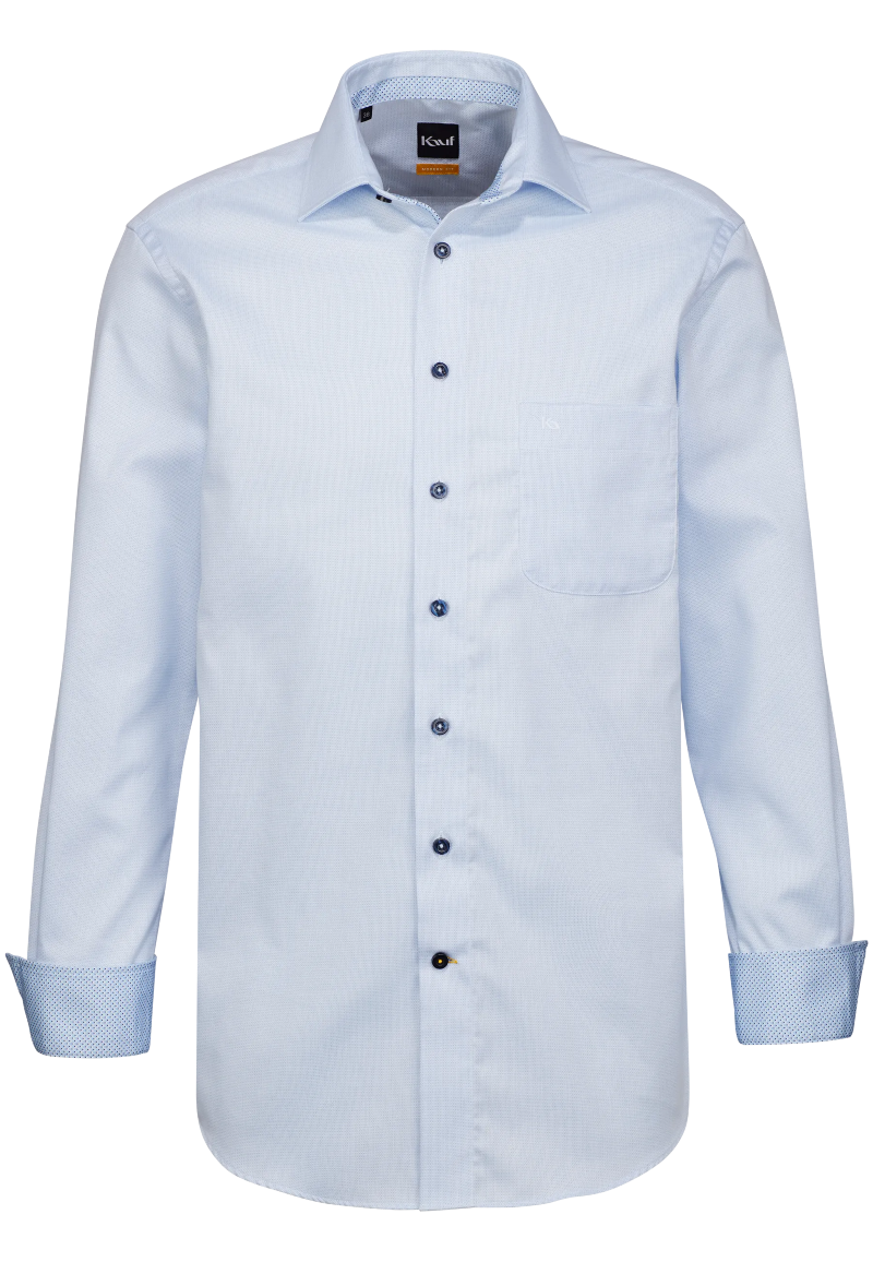 Firenze New Kent Langarm modern fit mit Kontrast
