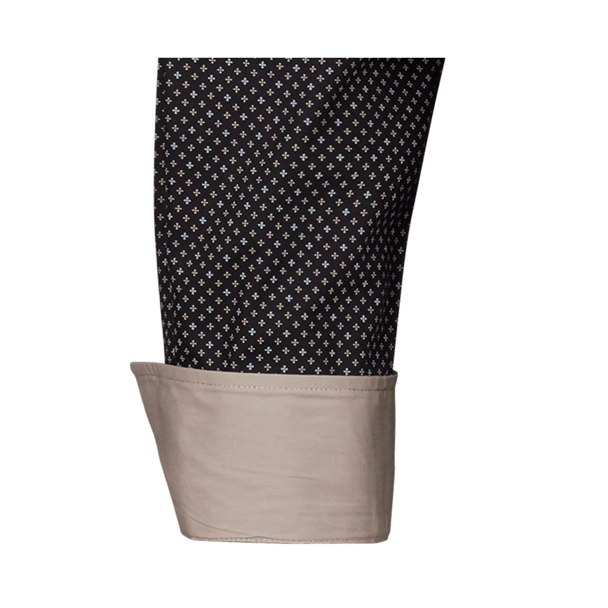 Pisa New Kent Langarm regular fit schwarz mit Kontrast