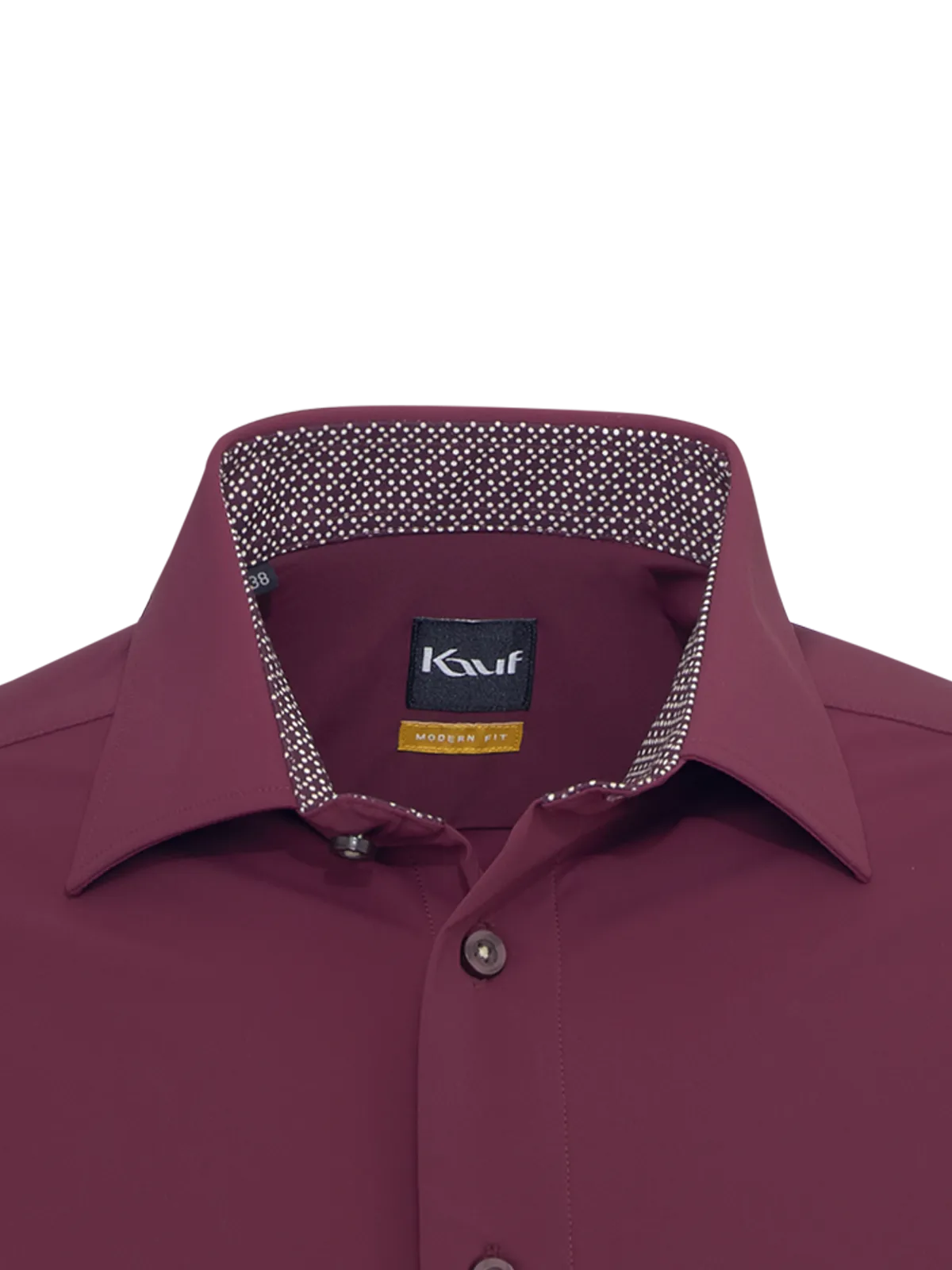 Weinrotes Firenze New Kent Jerseyhemd Modern Fit