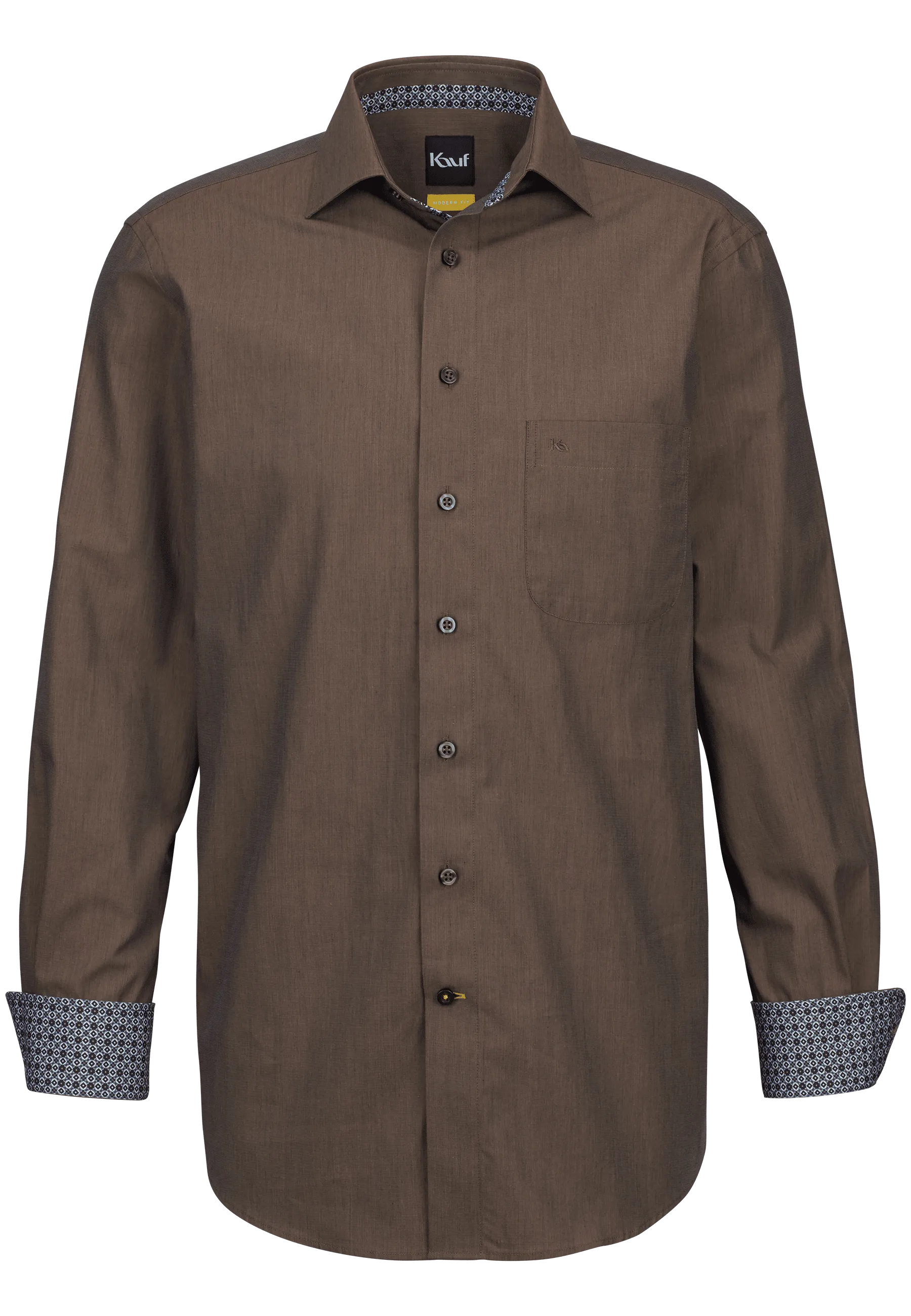 herren hemd braun
