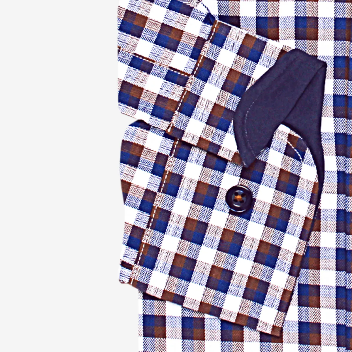 Verona Kent Langarm mit Kontrast