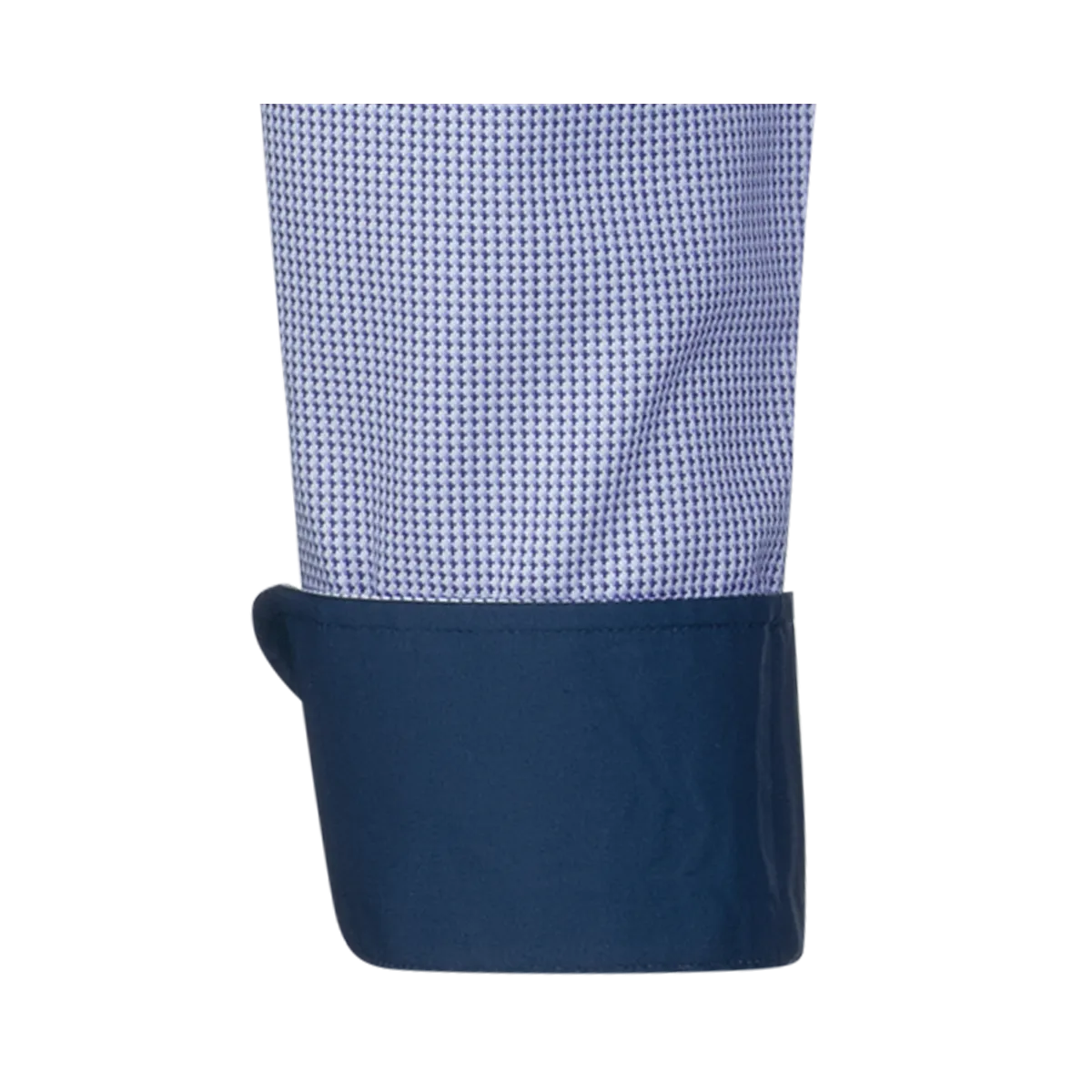 Blue and white Firenze New Kent shirt Modern Fit with a subtle texture