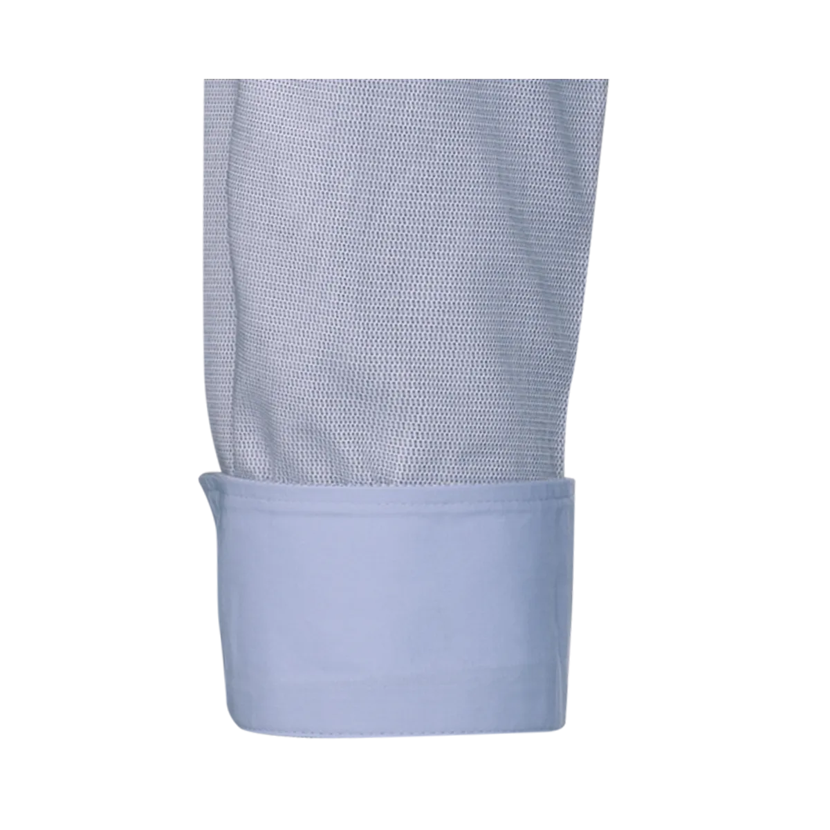 Regular-fit shirt – light blue and light grey twill with a subtle texture