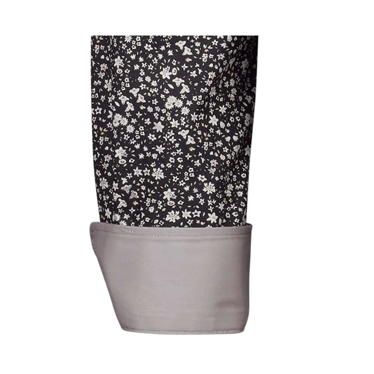 Firenze button down modern fit nero con contrasto