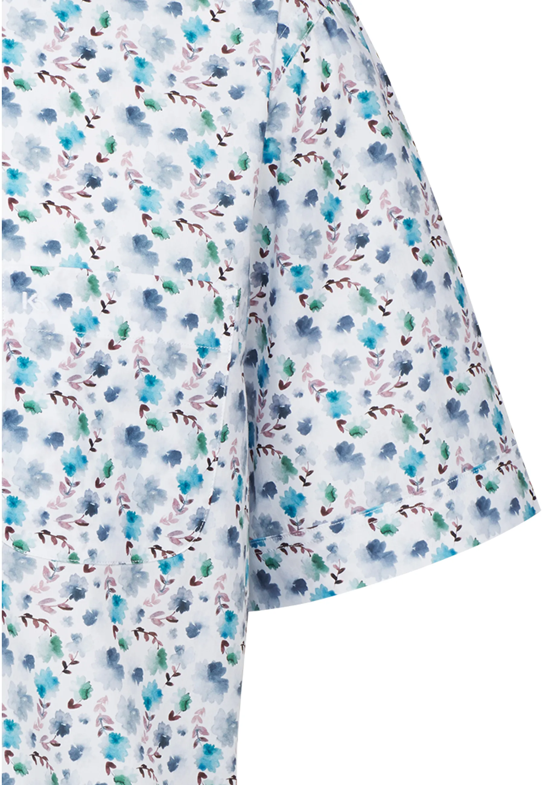 Bari Kent regular Fit Kurzarm mit Kontrast