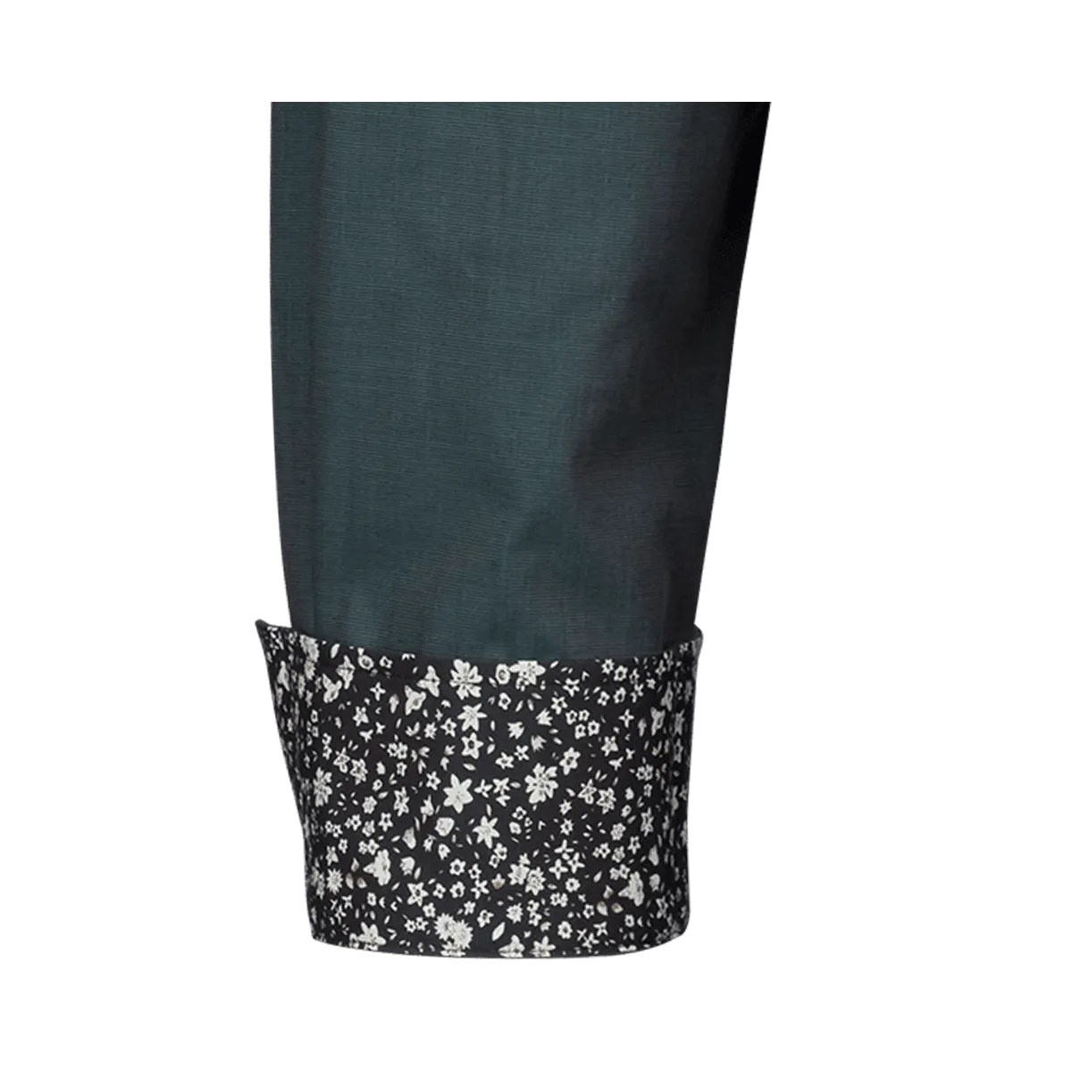 Pisa New Kent Langarm regulr fit grün mit Kontrast