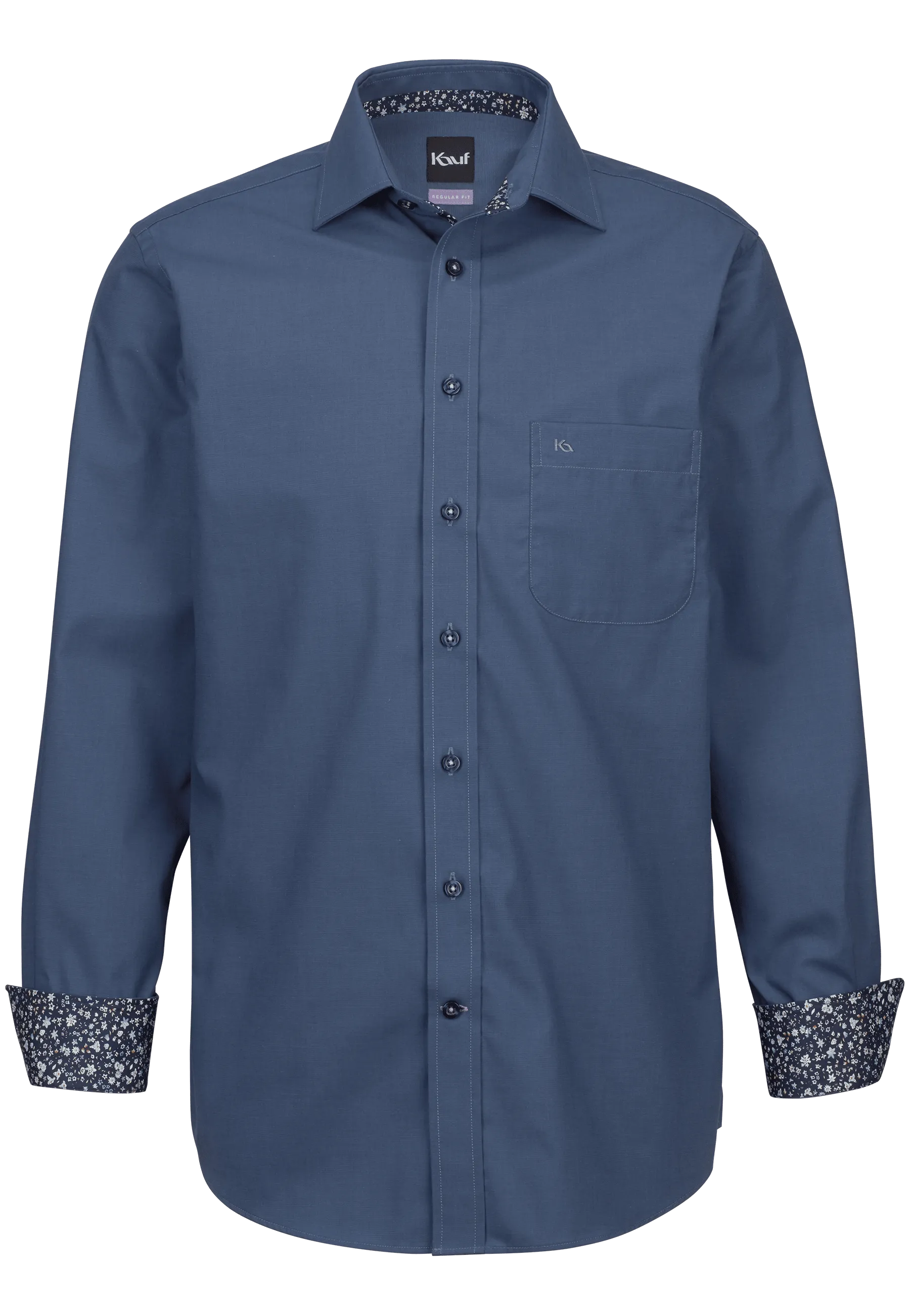 herren hemd dunkelblau