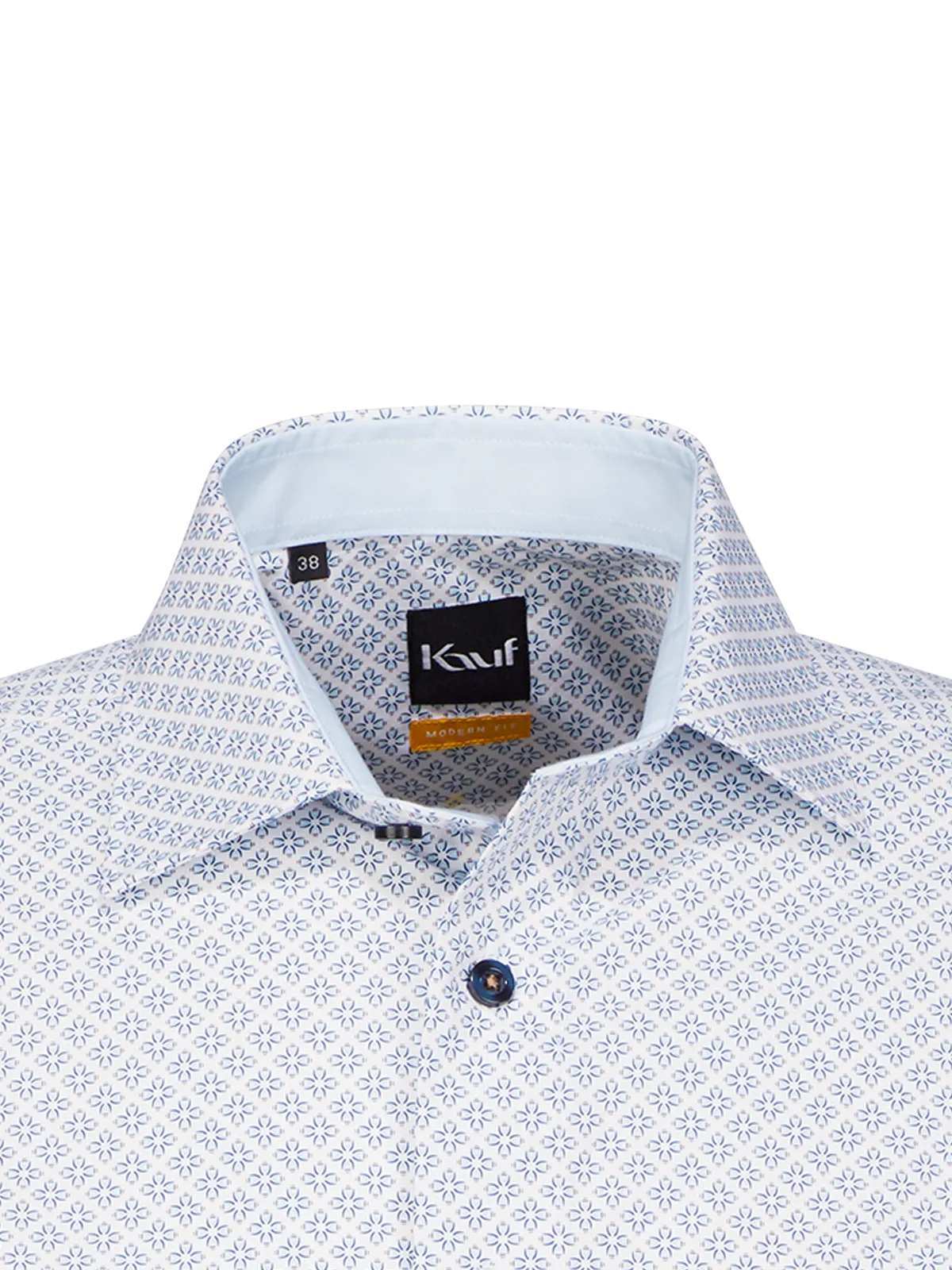 Firenze New Kent Kurzarm modern fit mit Kontrast