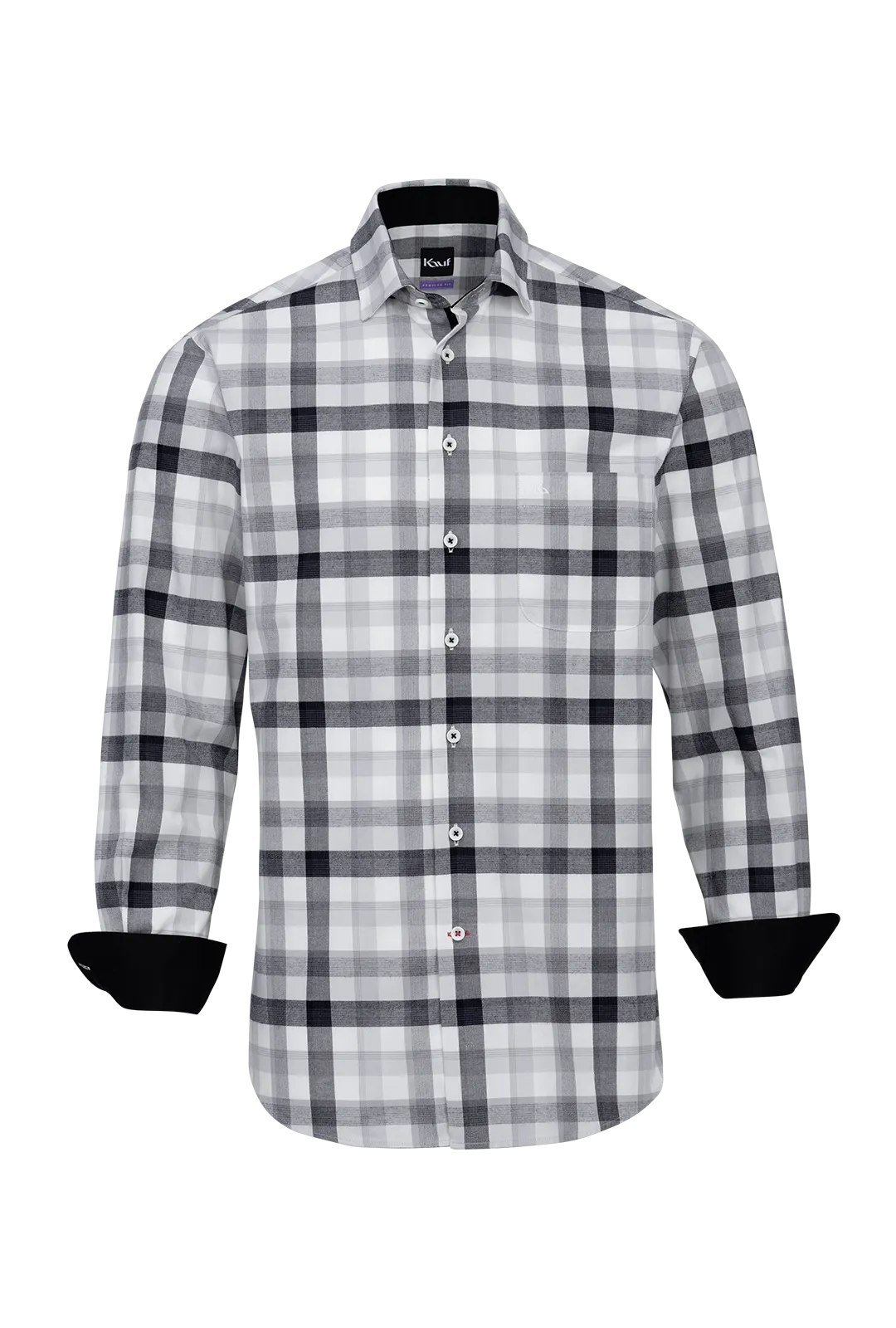flanellhemd herren grau