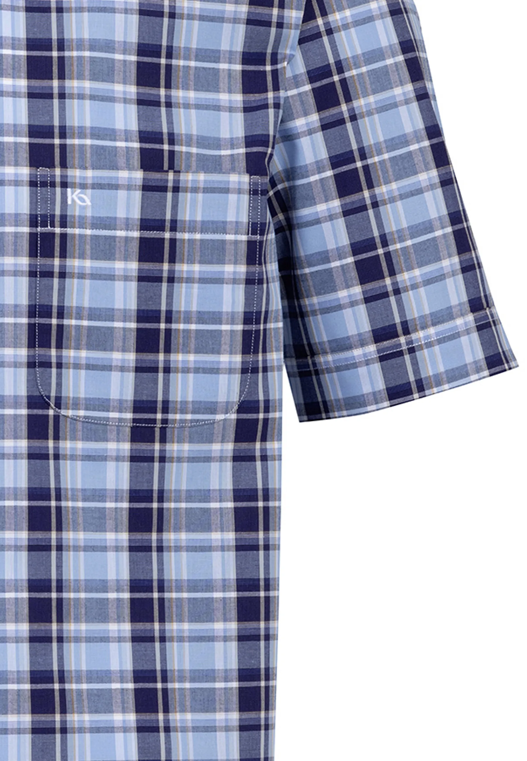 Verona Button Down manches courtes avec contraste