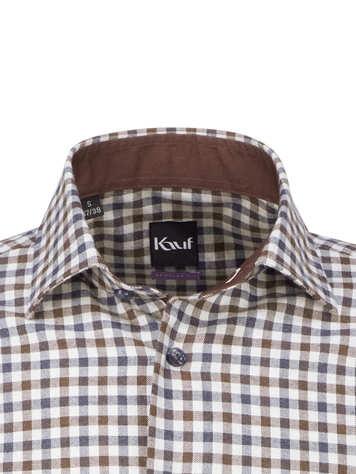 Bari Kent manica lunga regular fit con contrasto