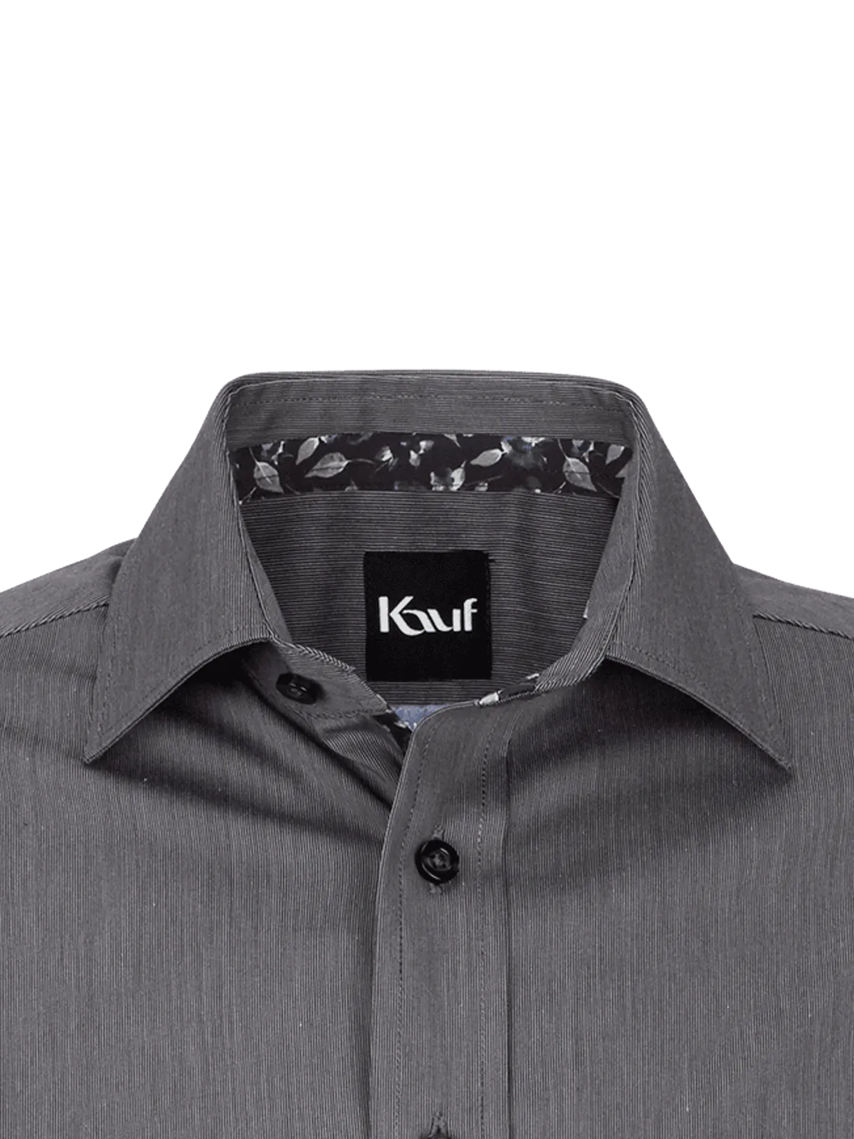 Pisa New Kent Langarm regular fit dunkelgrau mit Kontrast