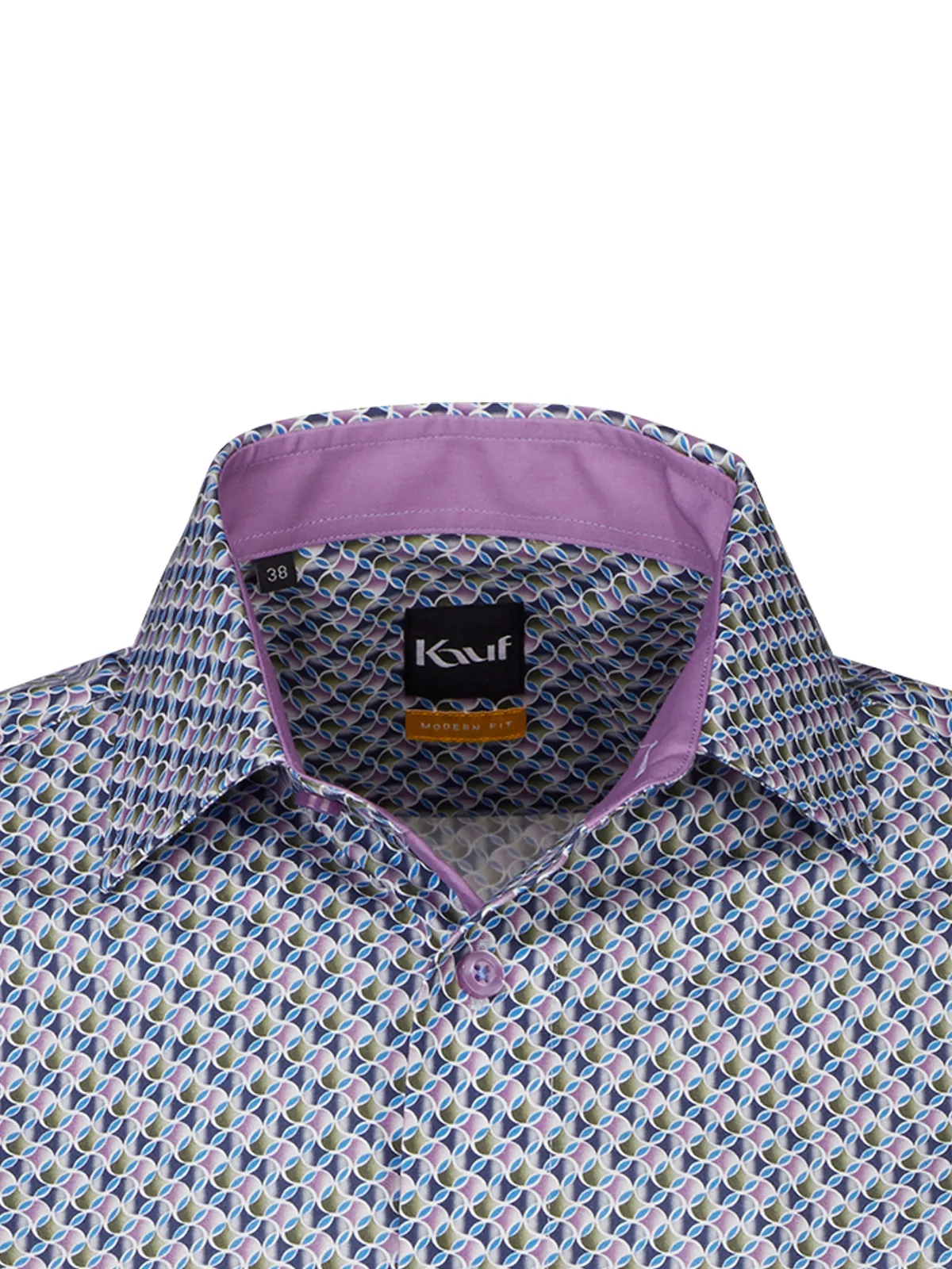 Firenze New Kent Kurzarm modern fit mit Kontrast