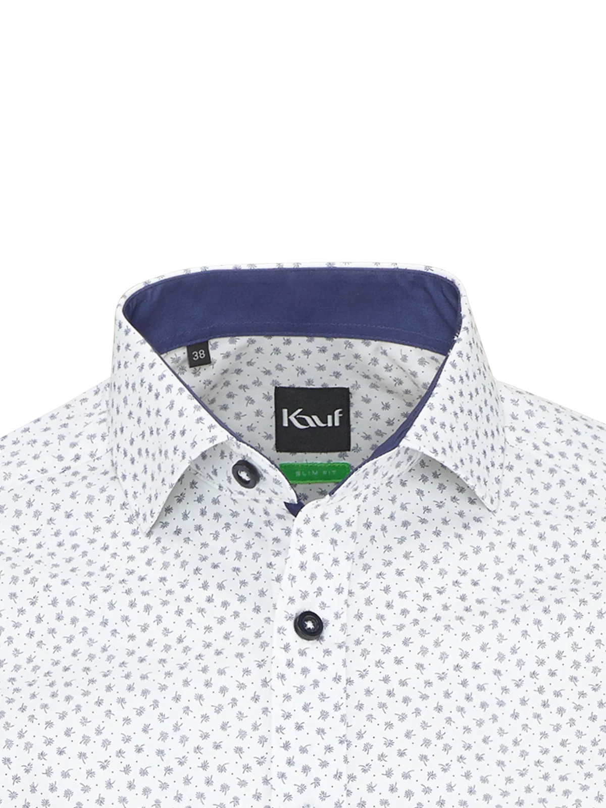 London New Kent slim fit con contrasto