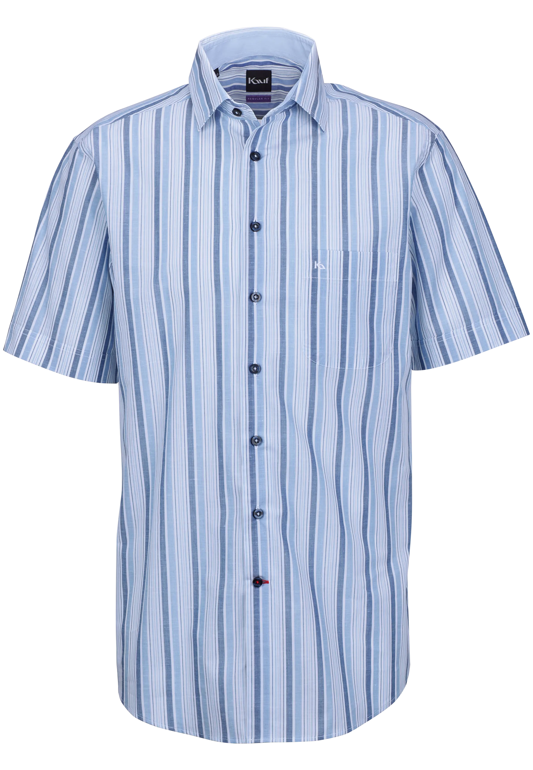Bari Kent Kurzarm regular fit mit Kontrast