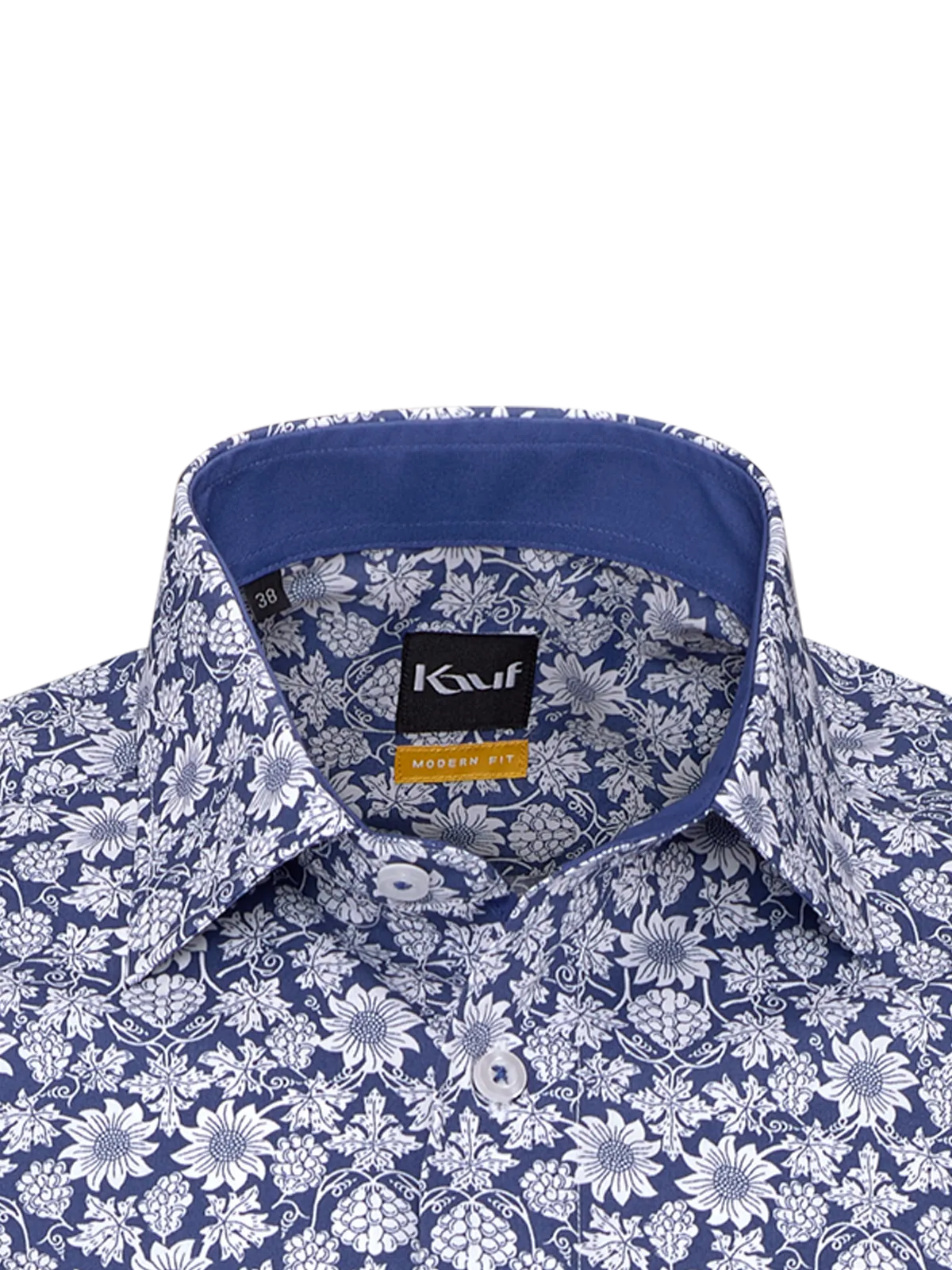 Firenze New Kent Kurzarm modern fit mit Kontrast