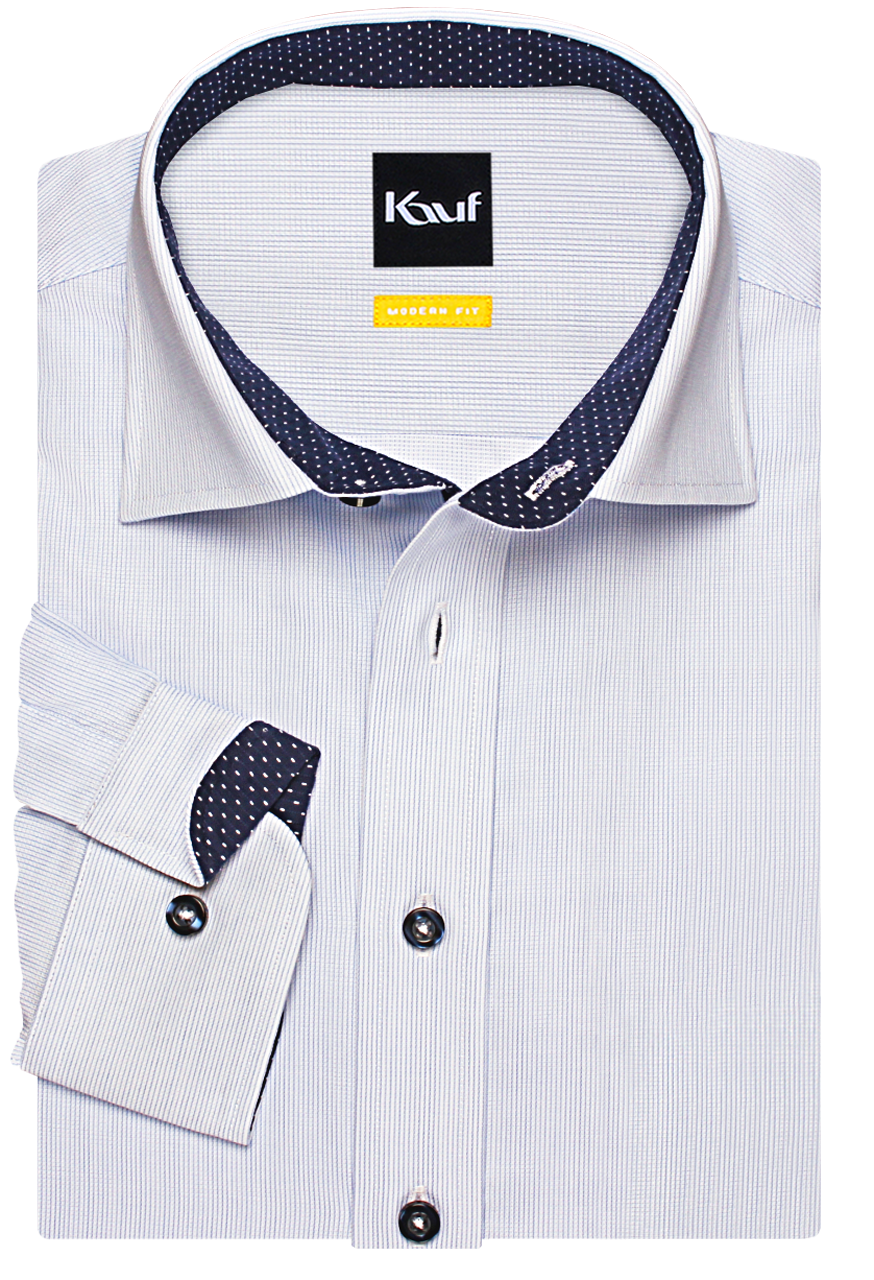 herren hemd blau gestreift