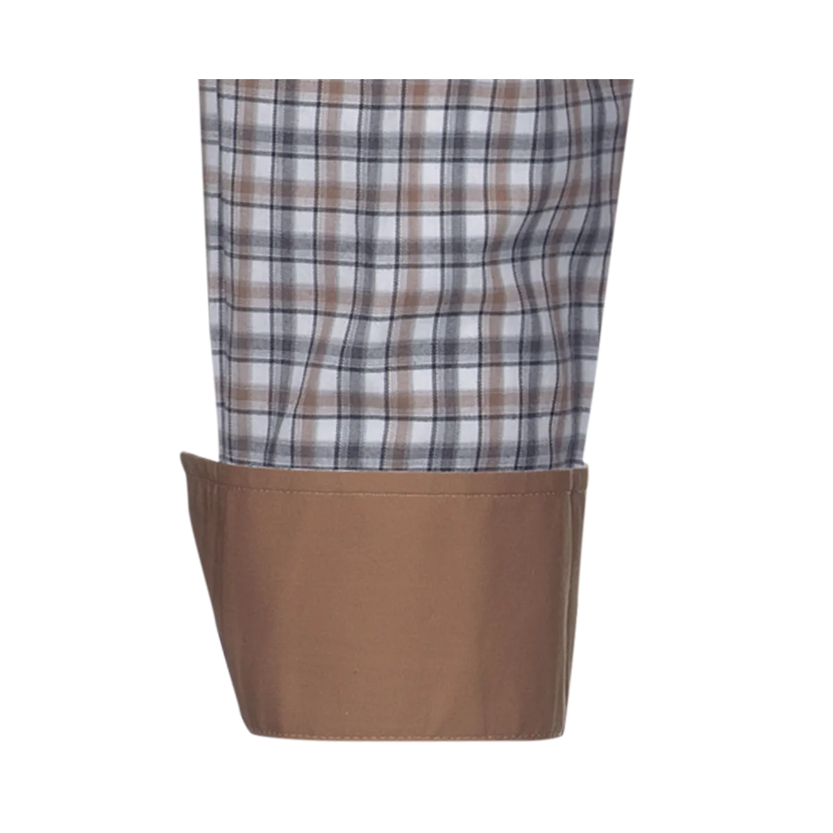 Blau-ecrufarbenes Bari Kent Hemd Regular Fit mit feinem Karo