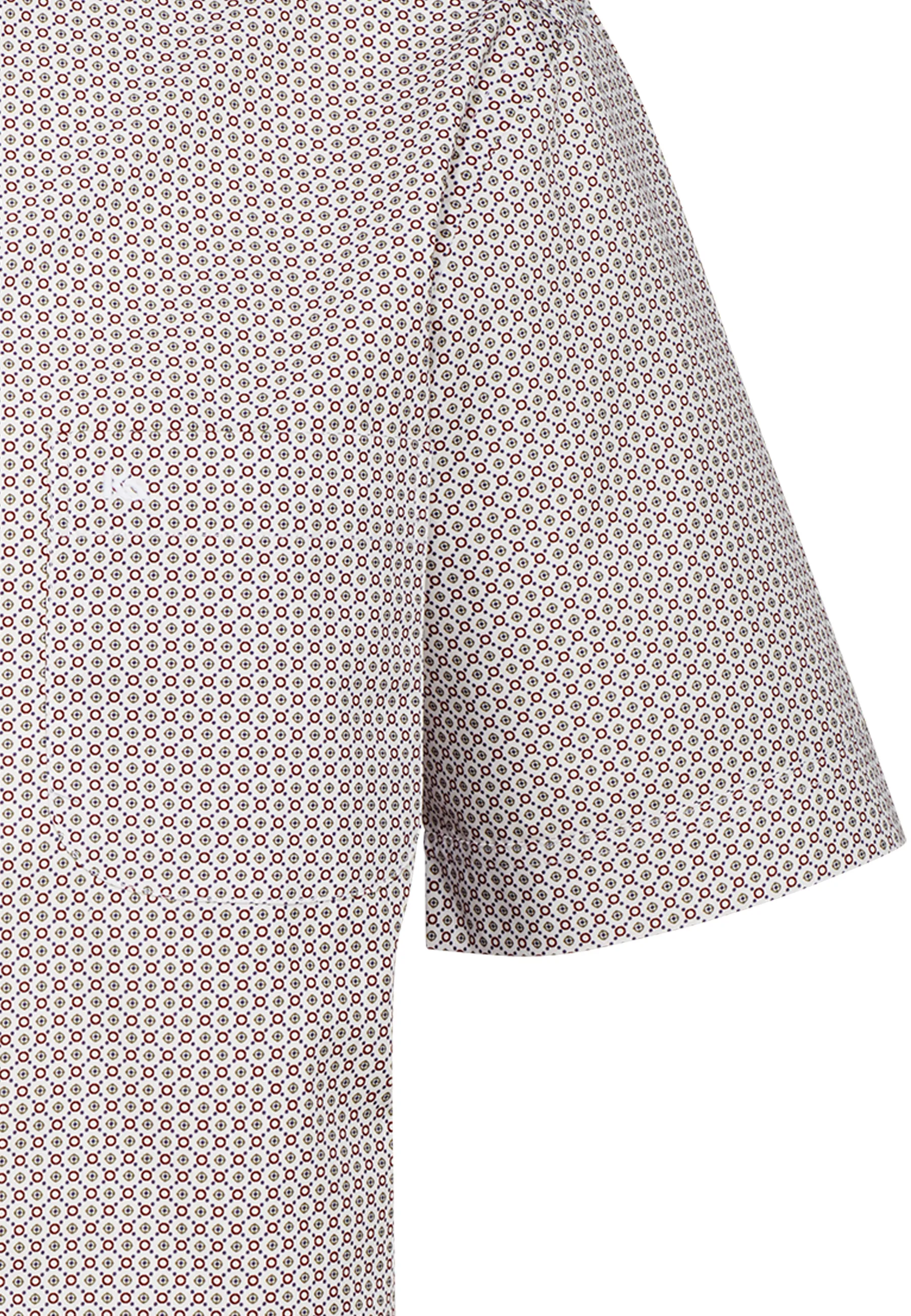 Firenze New Kent modern fit Kurzarm mit Kontrast