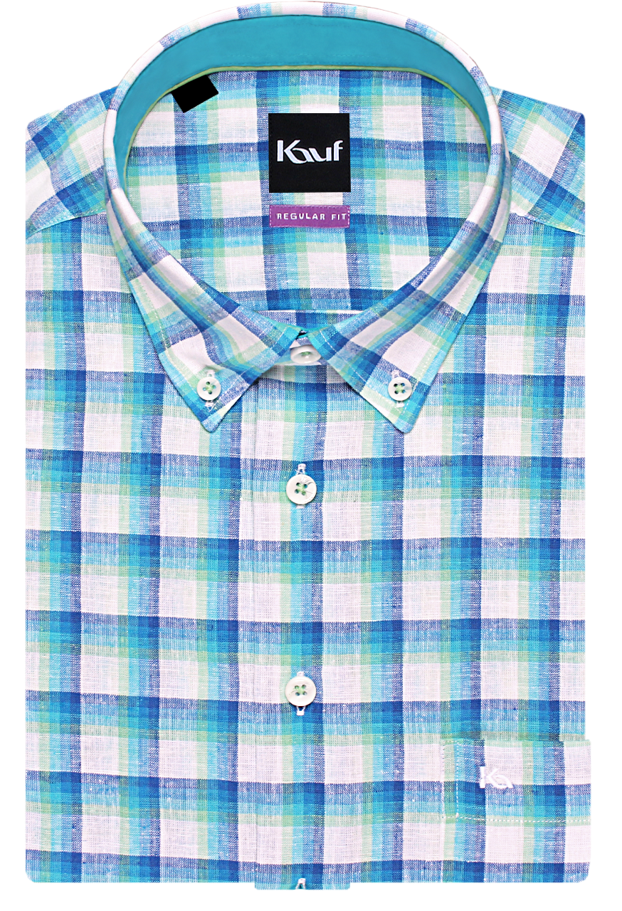 Bari Button Down mit Kontrast