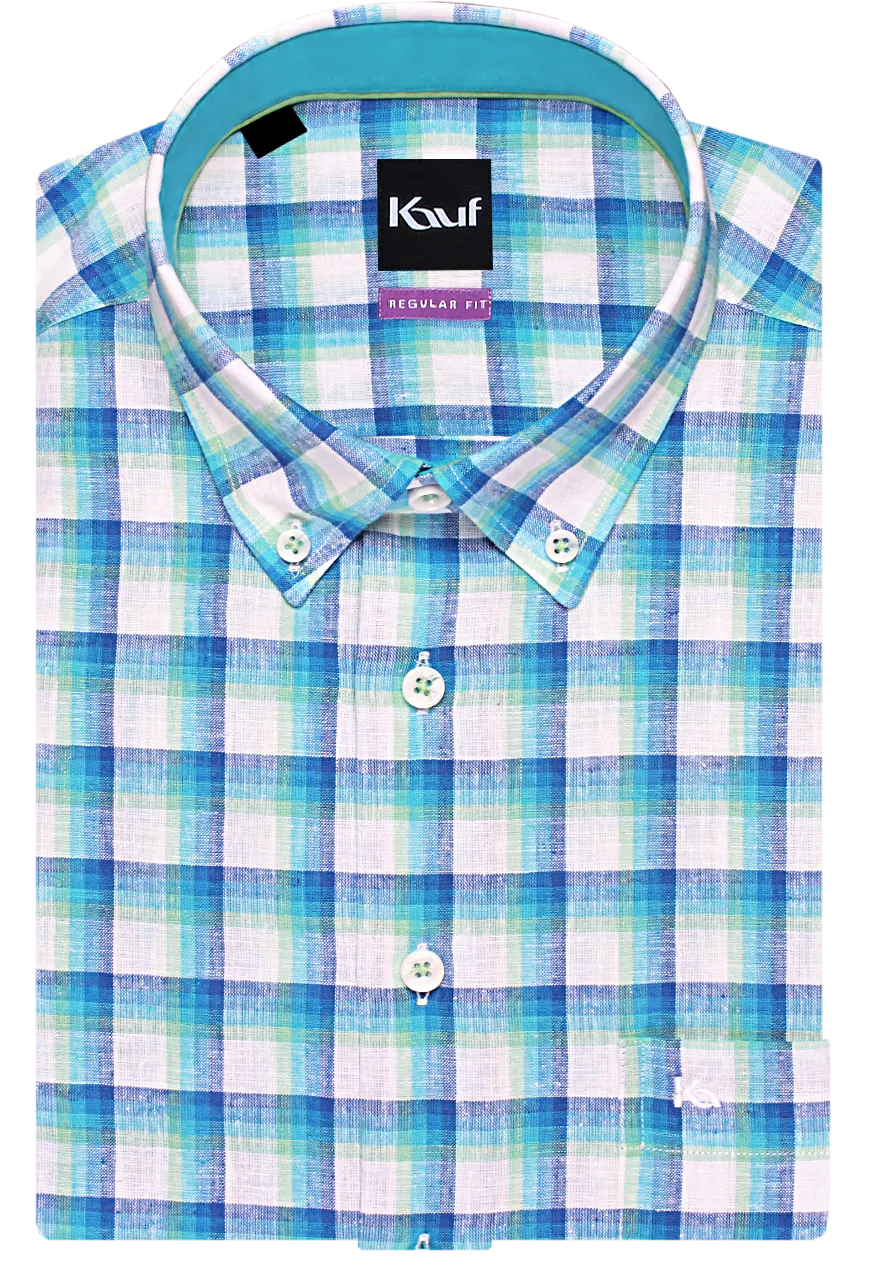 Bari Button Down mit Kontrast