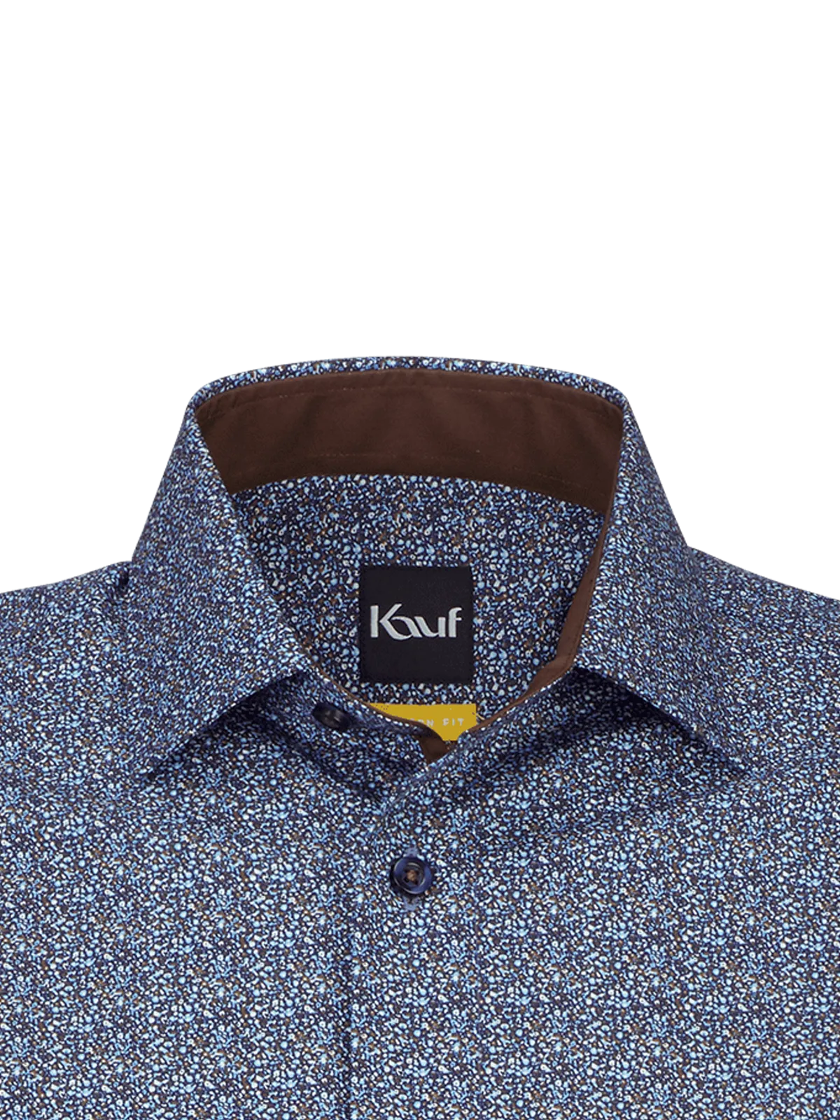 Pisa New Kent long sleeve regular fit blue with contrast