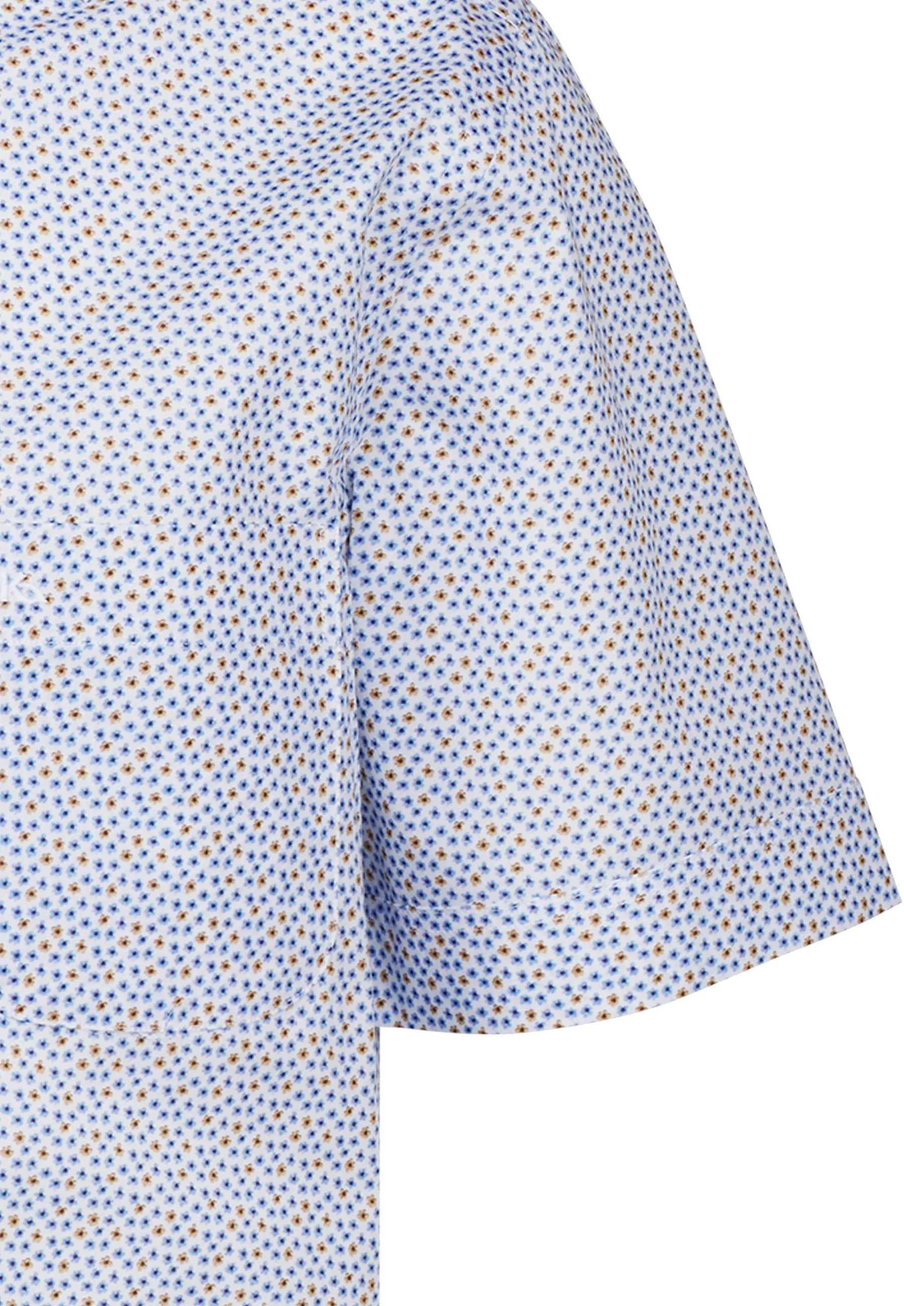 Firenze New Kent Kurzarm modern fit mit Kontrast