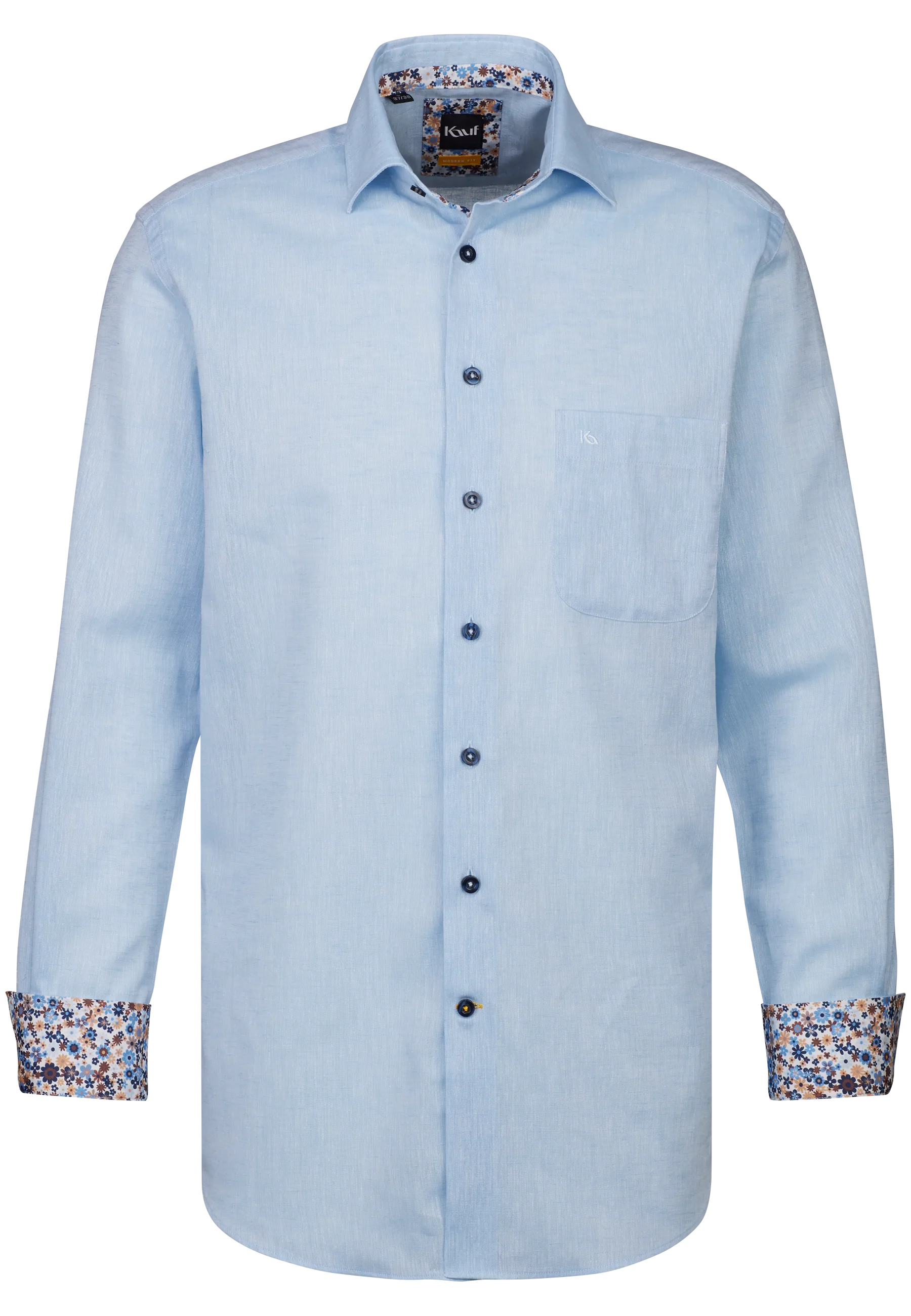 hemd herren hellblau