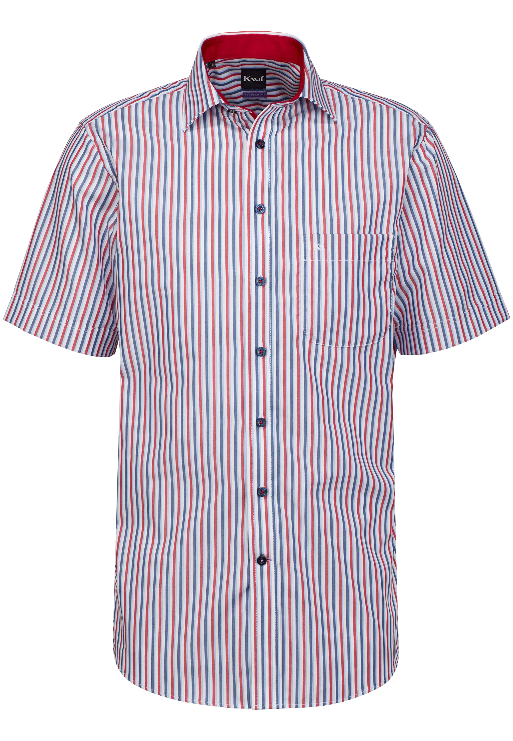 herren hemd rot kurzarm