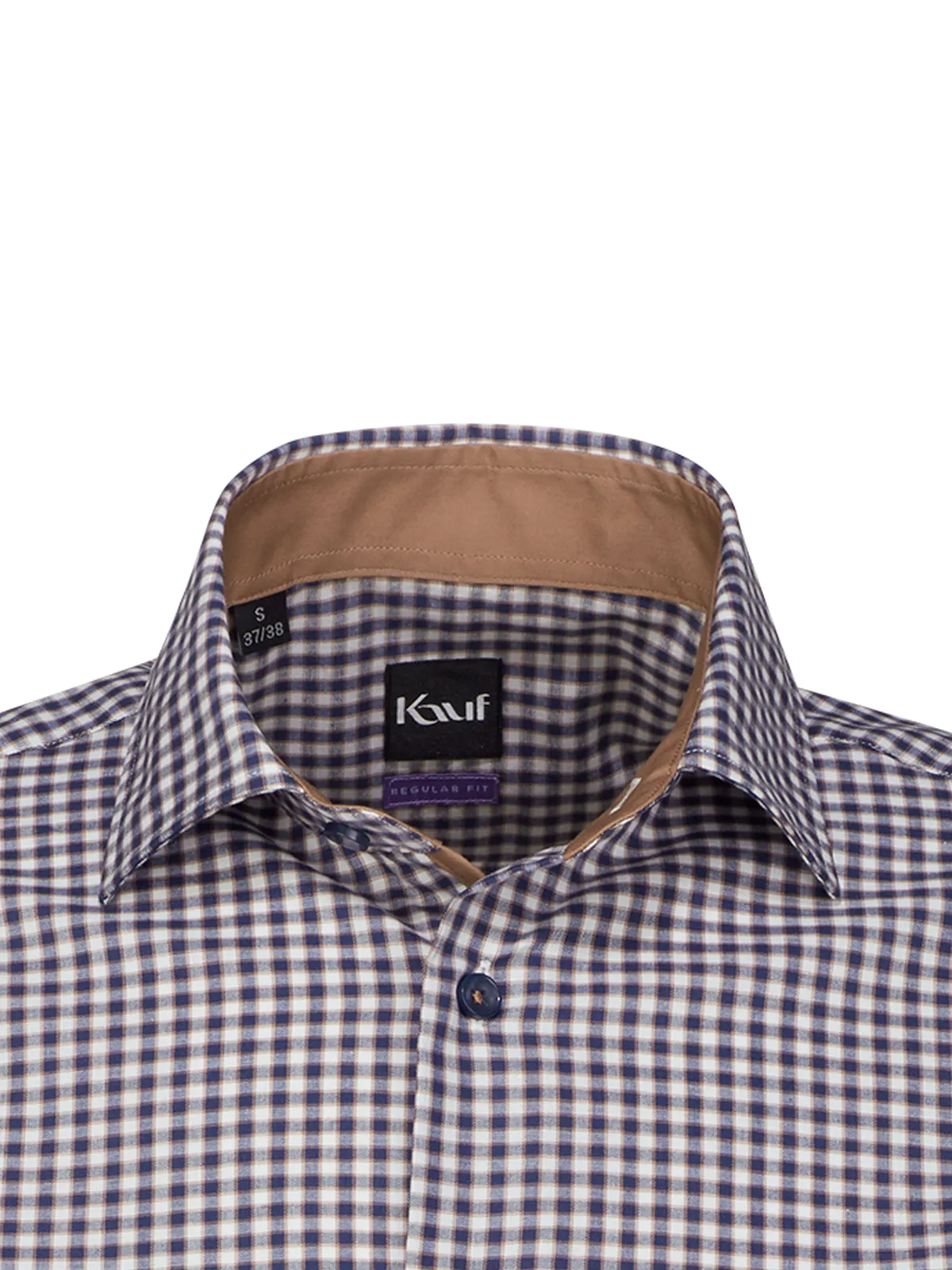 Bari Kent Kurzarm regular fit mit Kontrast