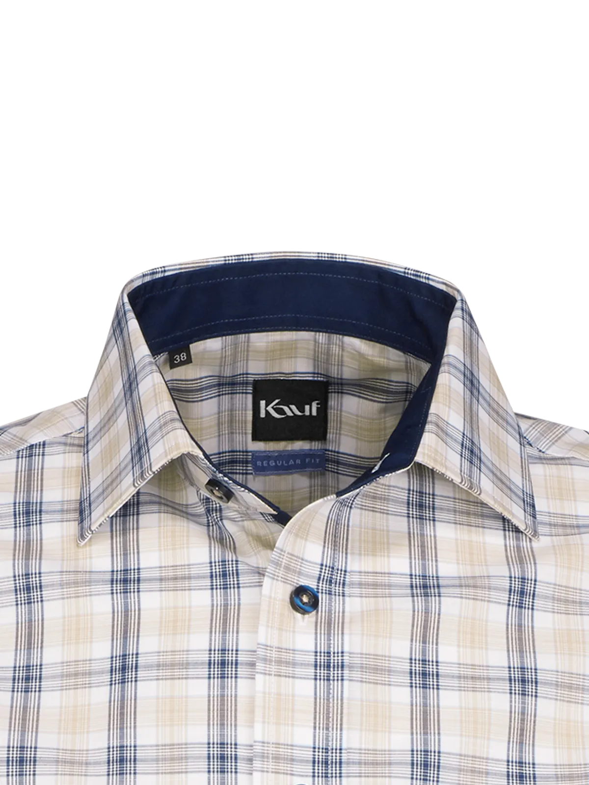 Pisa New Kent Kurzarm regular fit mit Kontrast