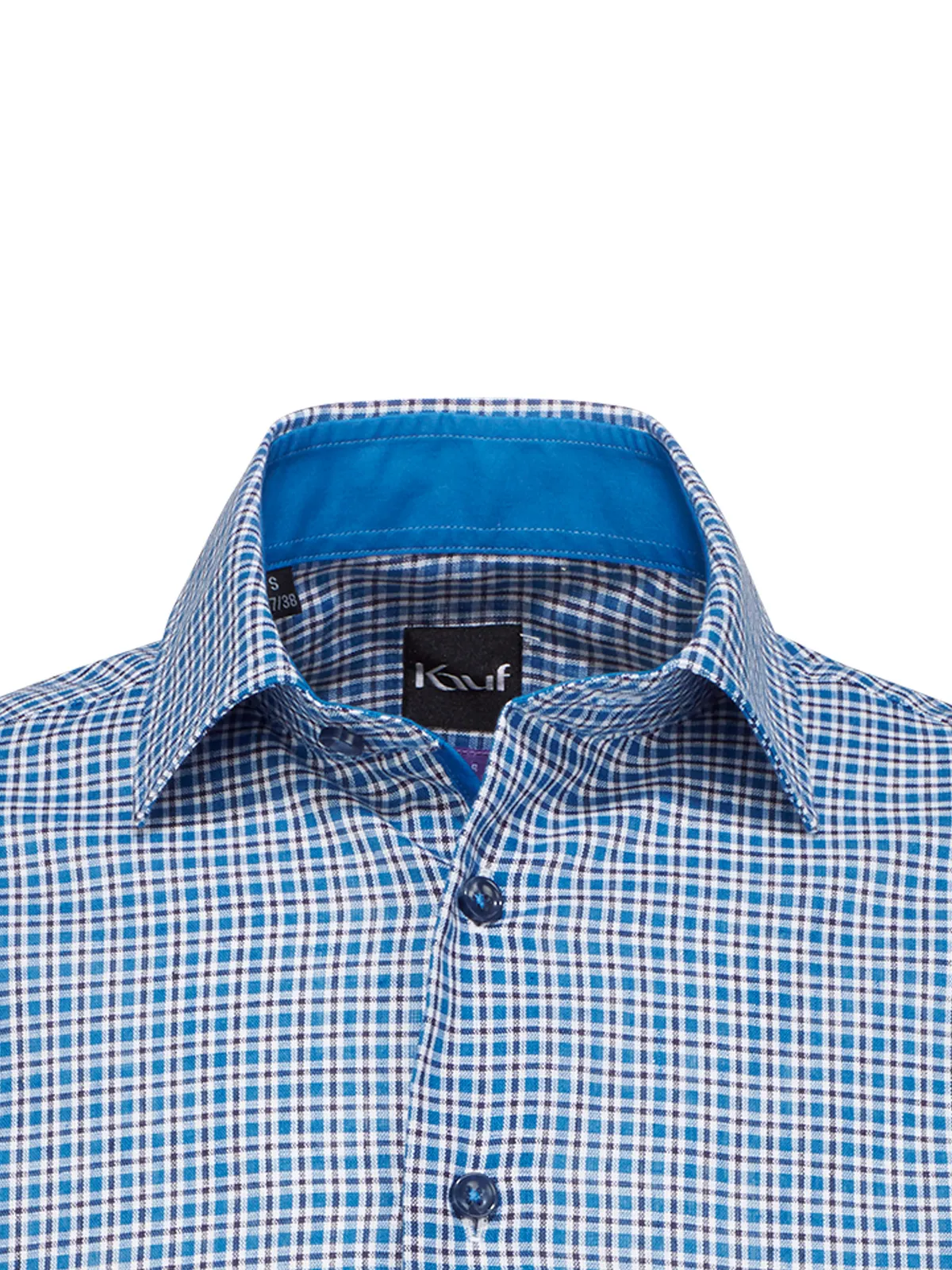 Bari Kent Kurzarm mit Kontrast mit Leinen