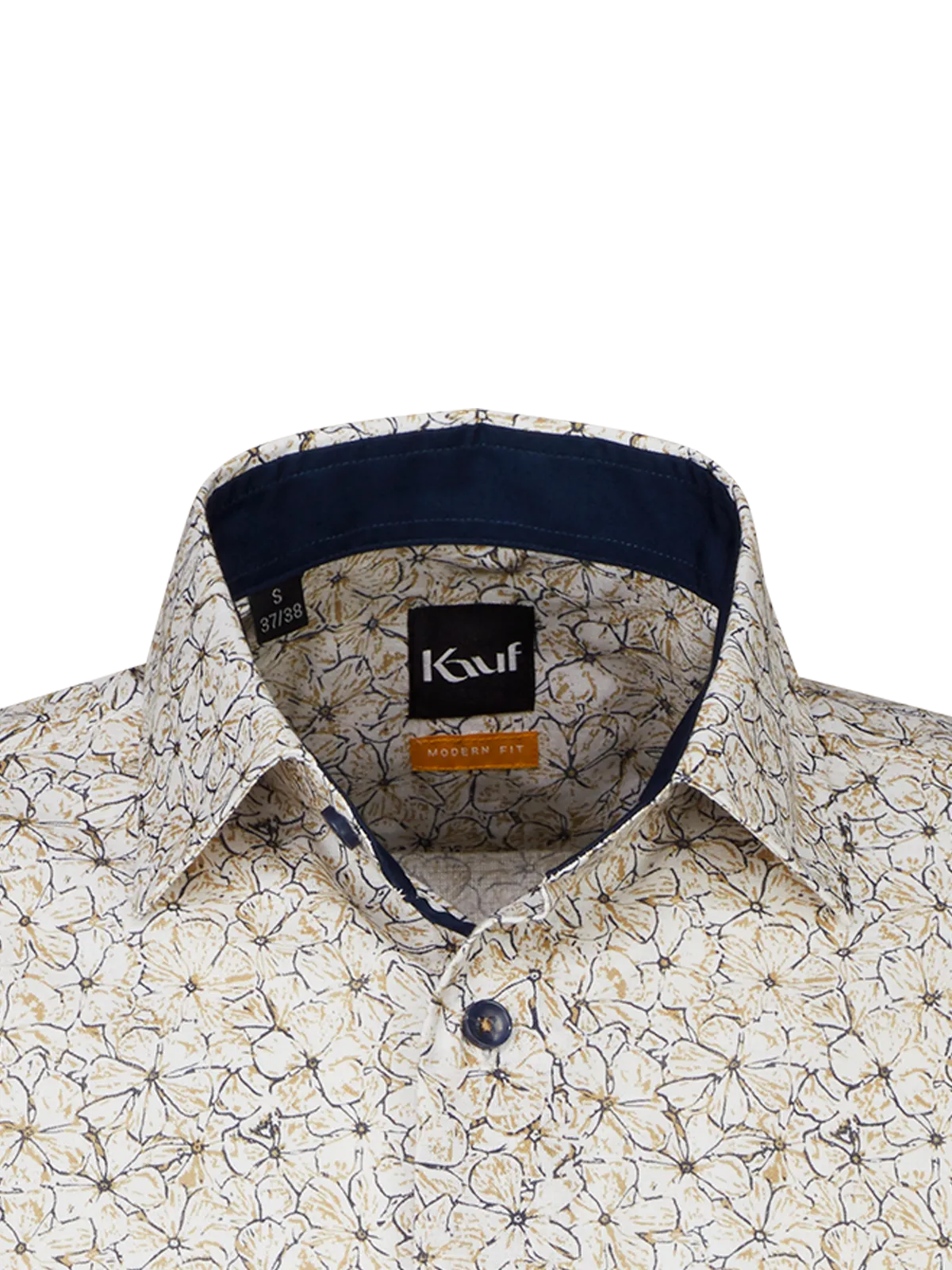 Bari Kent Kurzarm regular fit mit Kontrast