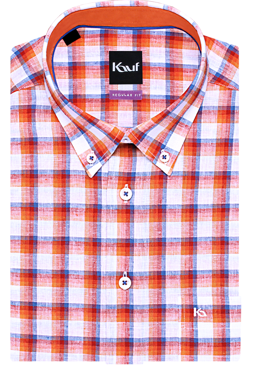 Bari Button Down mit Kontrast