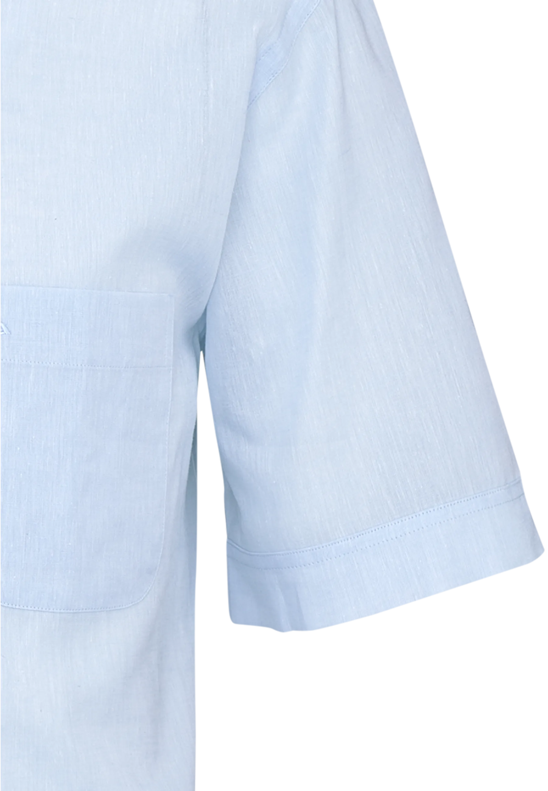 Verona Kent Kurzarm modern fit mit Kontrast mit Leinen