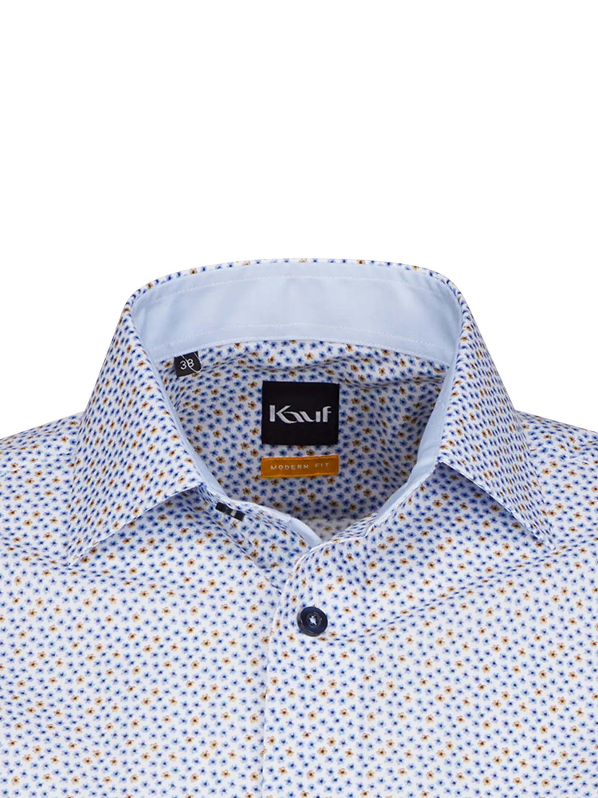 Firenze New Kent Kurzarm modern fit mit Kontrast