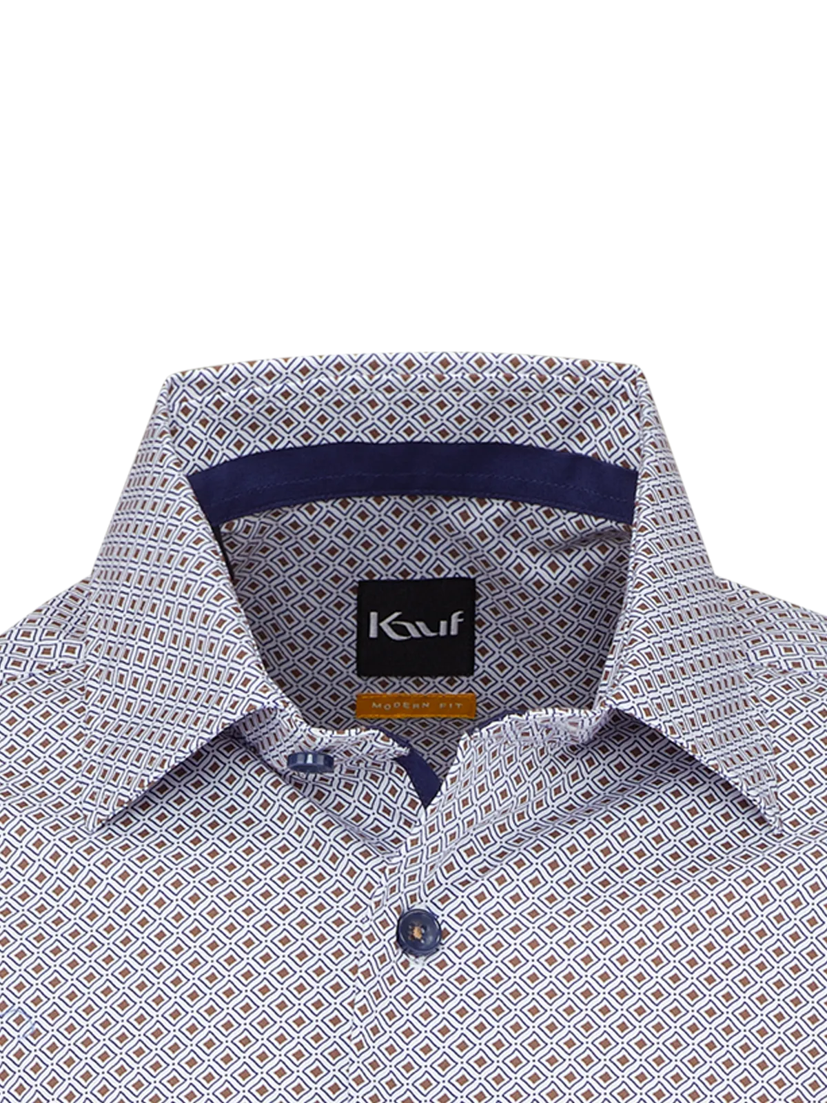 Bari Kent Kurzarm regular fit mit Kontrast