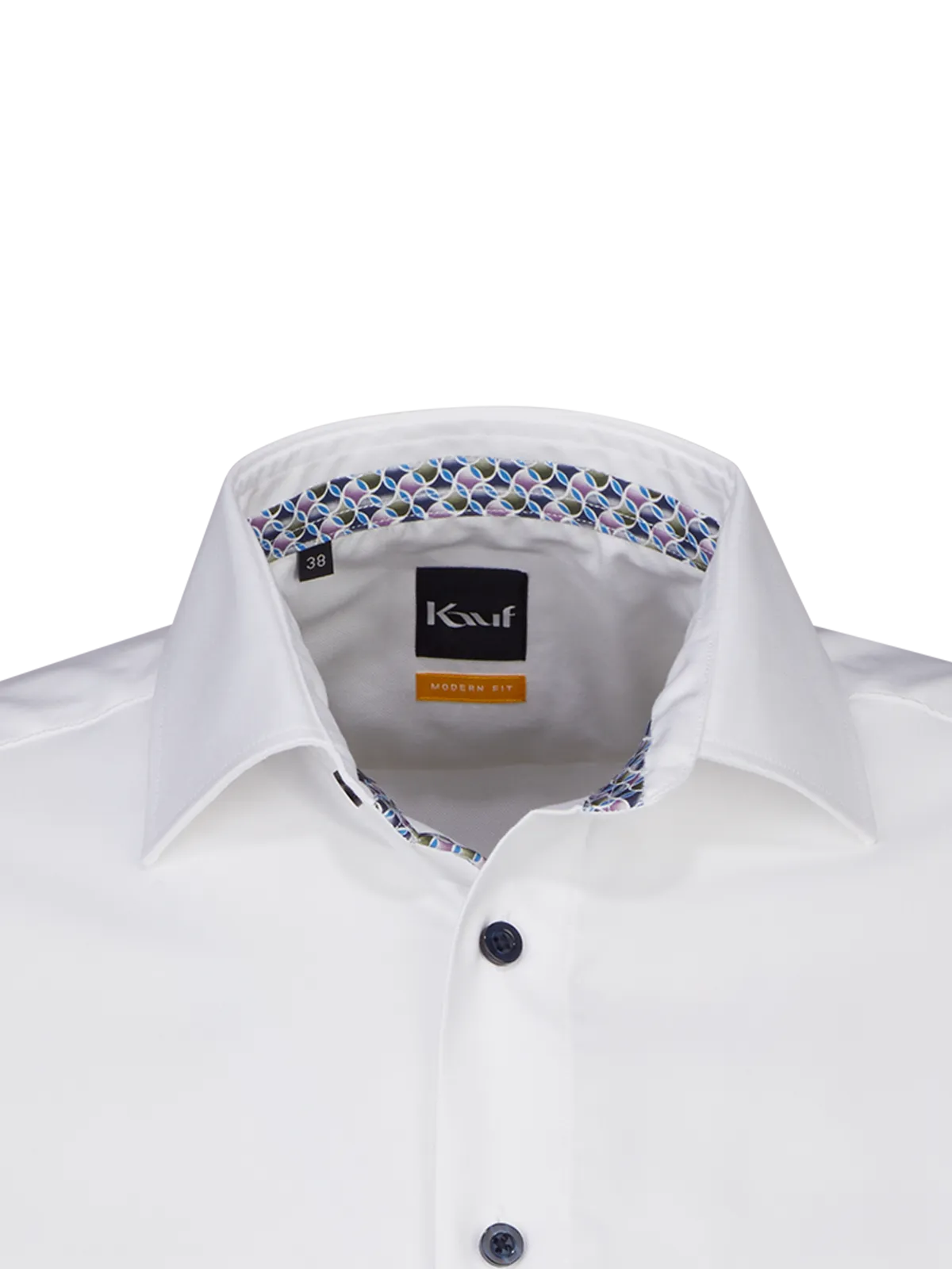 Firenze New Kent Kurzarm modern fit mit Kontrast