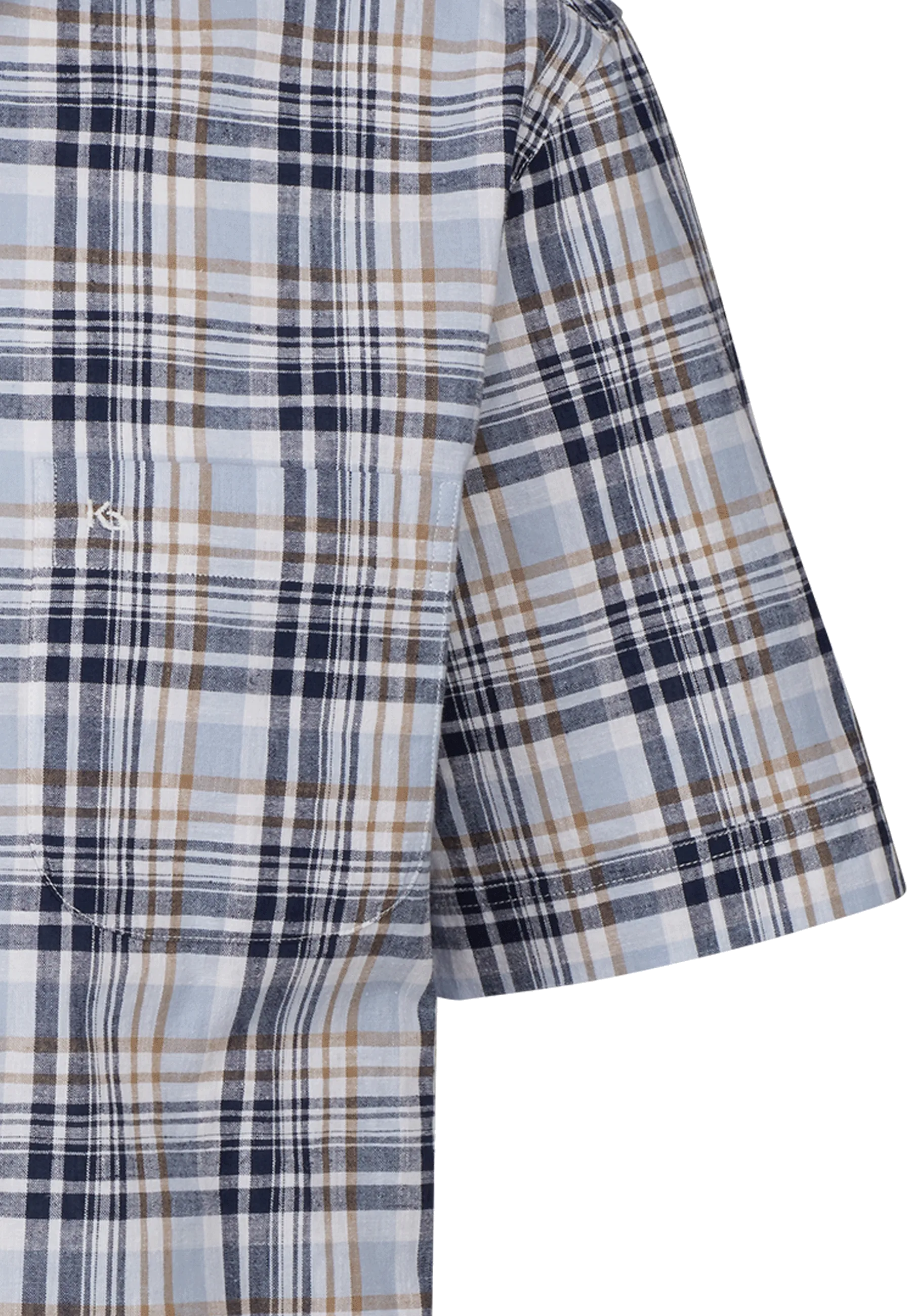 Verona Kent Kurzarm modern fit mit Kontrast