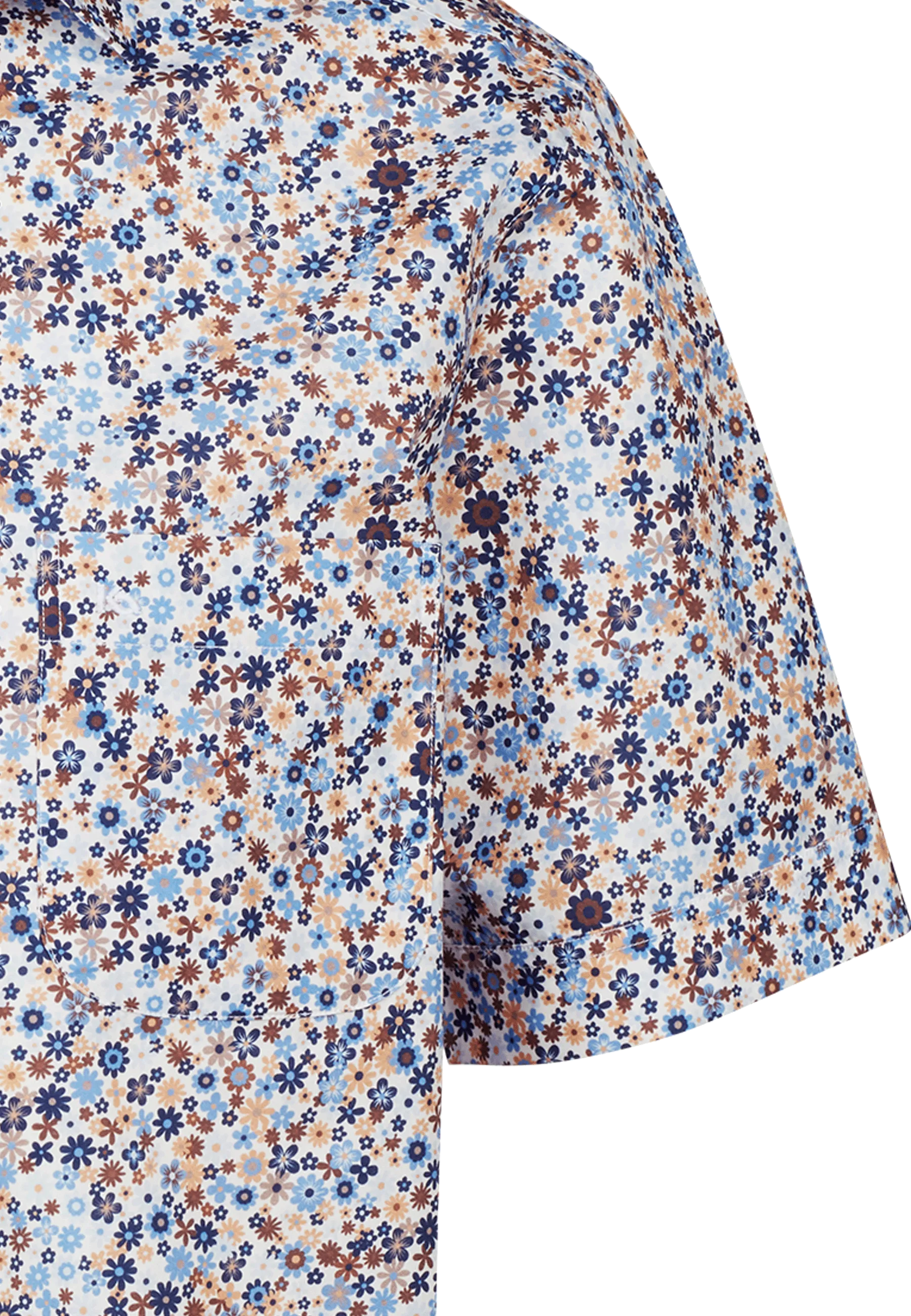 Bari Kent Kurzarm regular fit mit Kontrast