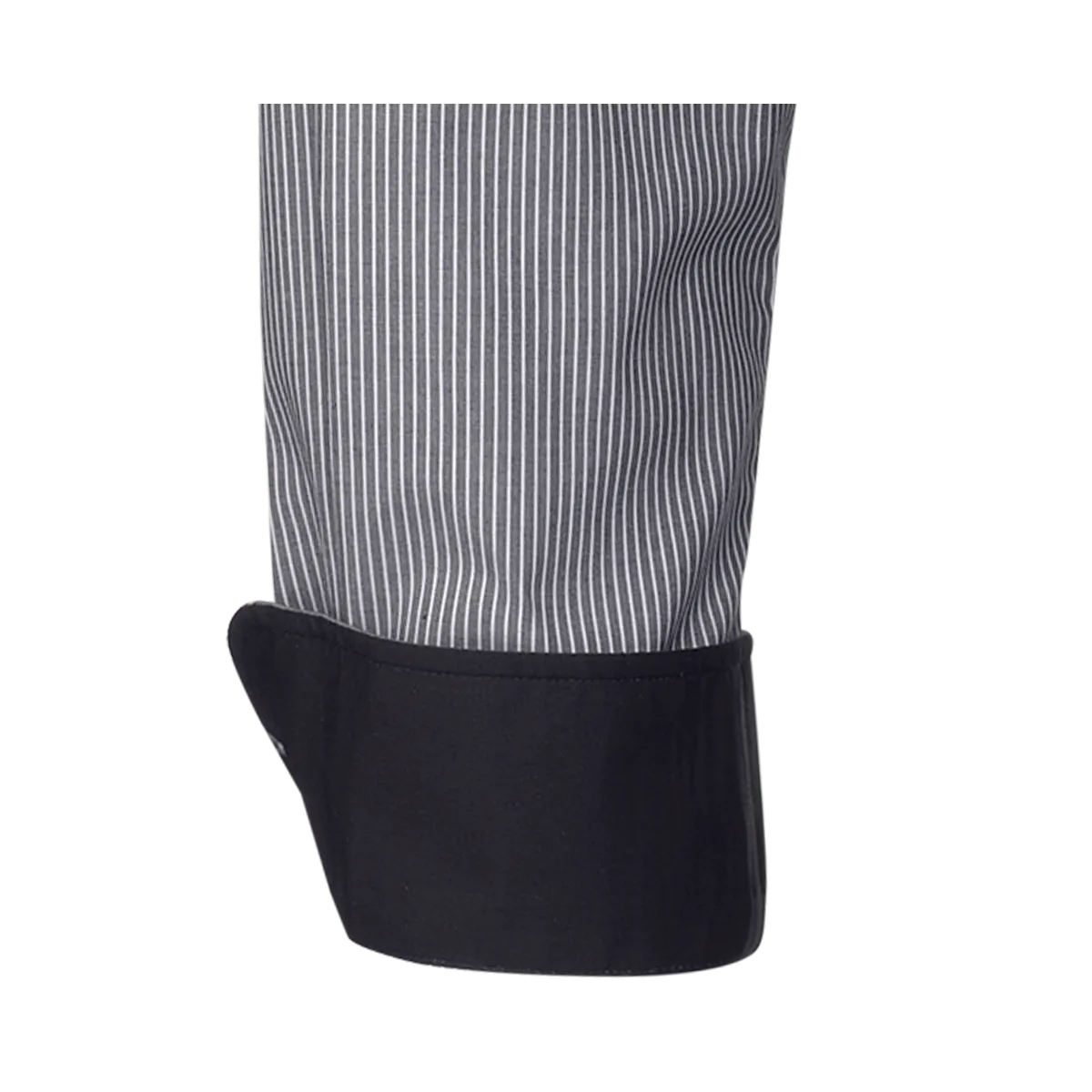 Camicia Pisa New Kent a righe bianche e nere, vestibilità regolare, con righe sottili