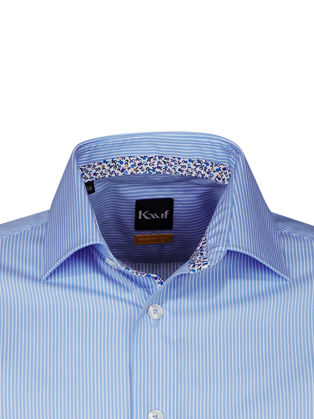 Firenze New Kent Langarm modern fit mit Kontrast