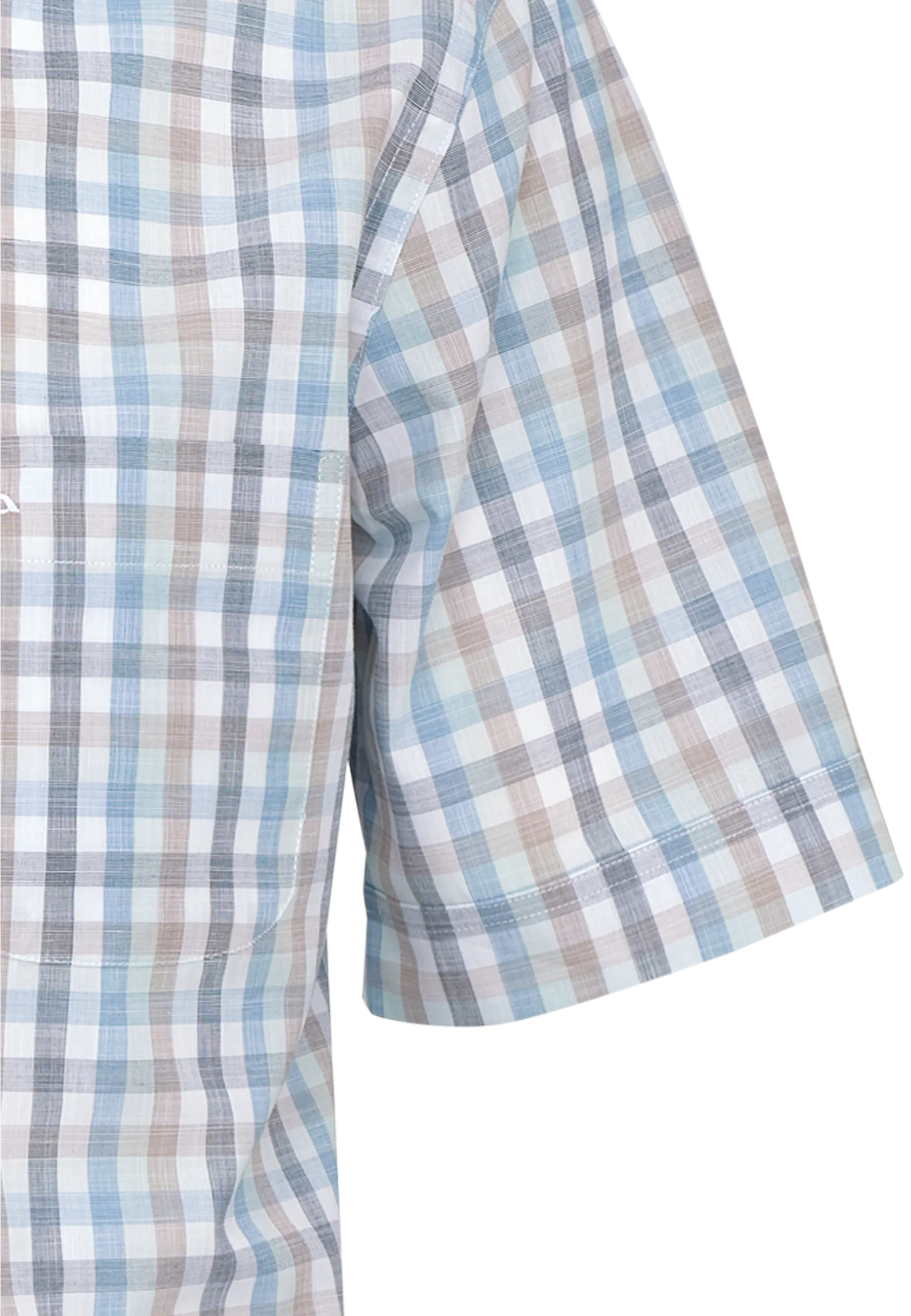 Bari Kent Kurzarm regular fit mit Kontrast