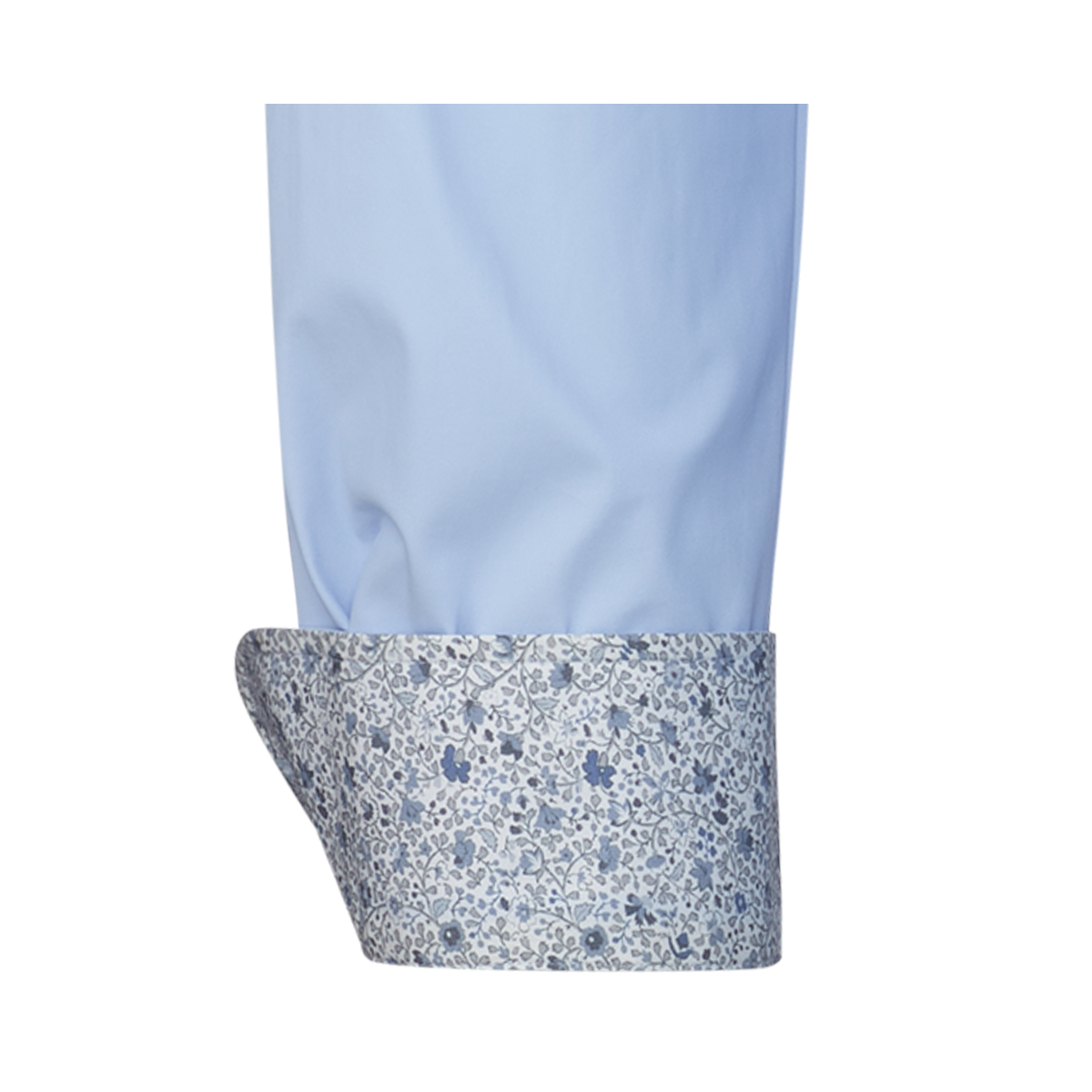 Hellblaues Firenze New Kent Jerseyhemd Modern Fit