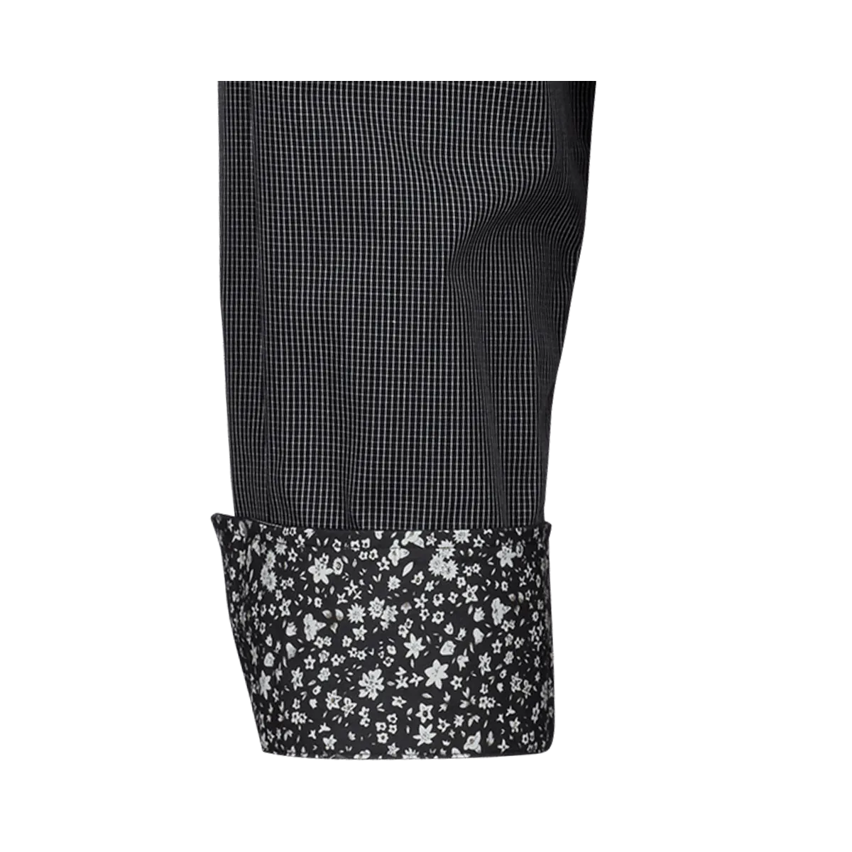 Pisa New Kent long sleeve regular fit black with contrast