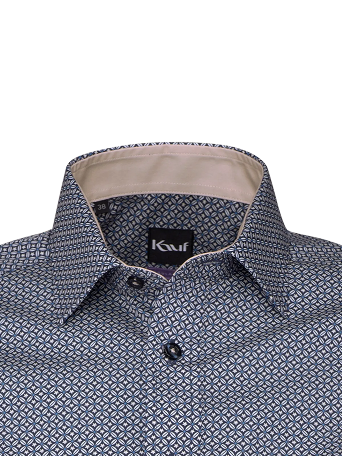 Pisa New Kent Kurzarm regular fit mit Kontrast