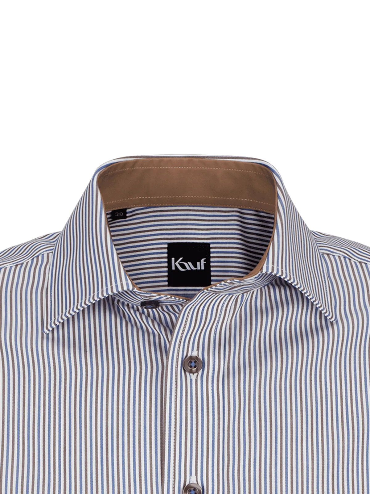 Pisa New Kent blau gestreiftes Herrenhemd von KAUF