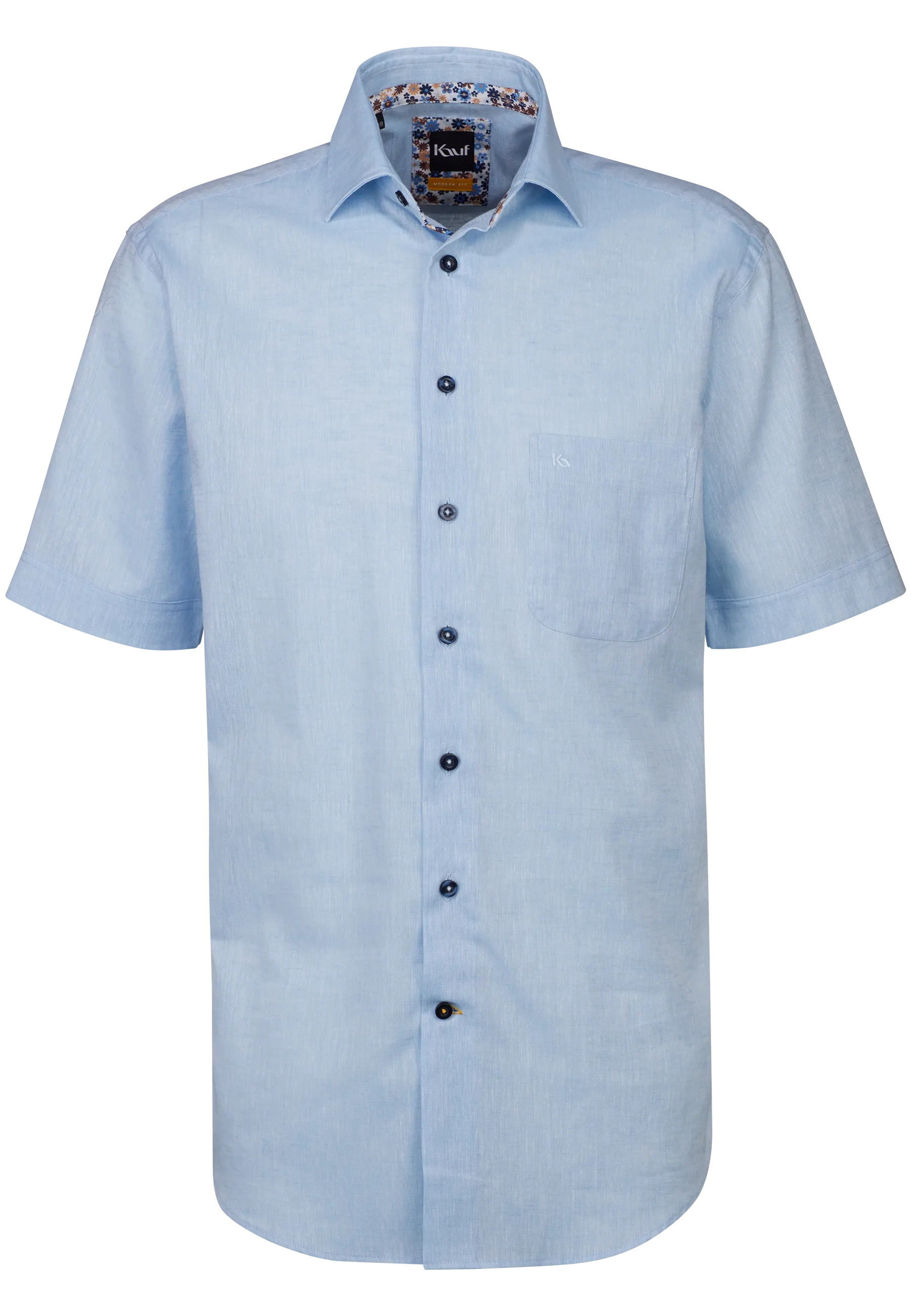 hemd hellblau kurzarm