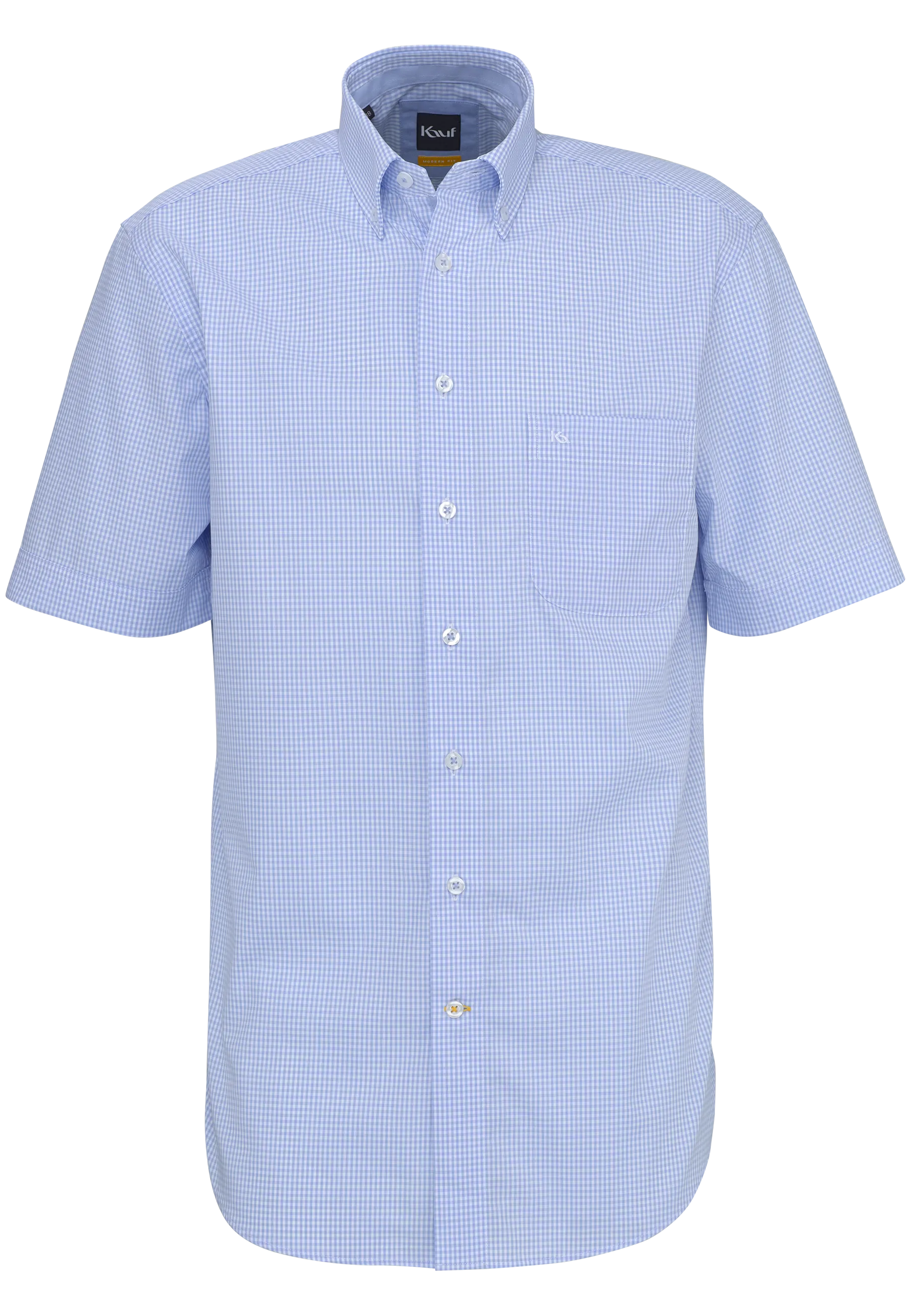 bügelfreies herrenhemd mit kontrast